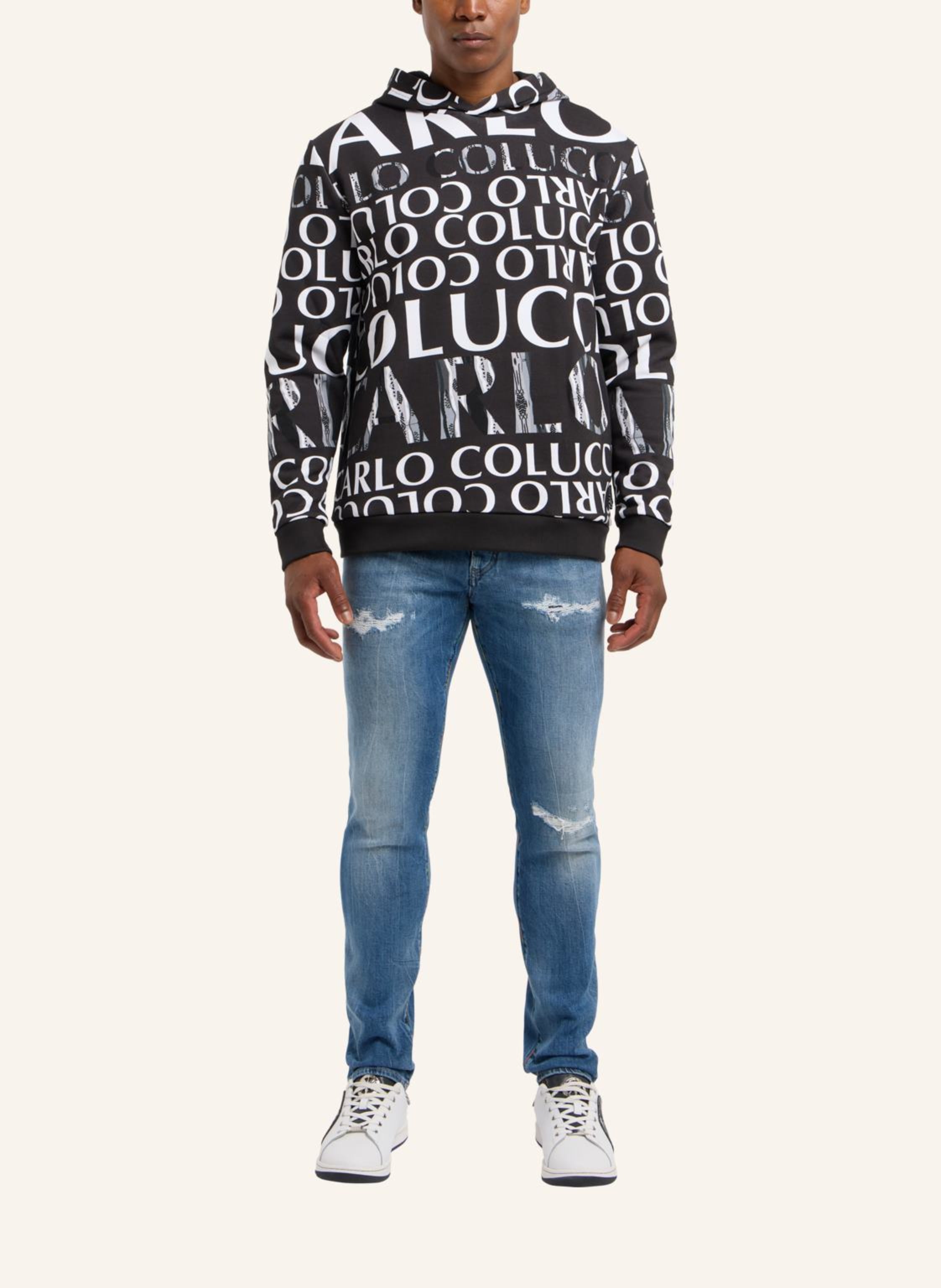 Thumbnail - Carlo Colucci Hoodie - Black Friday Dipauli schwarz