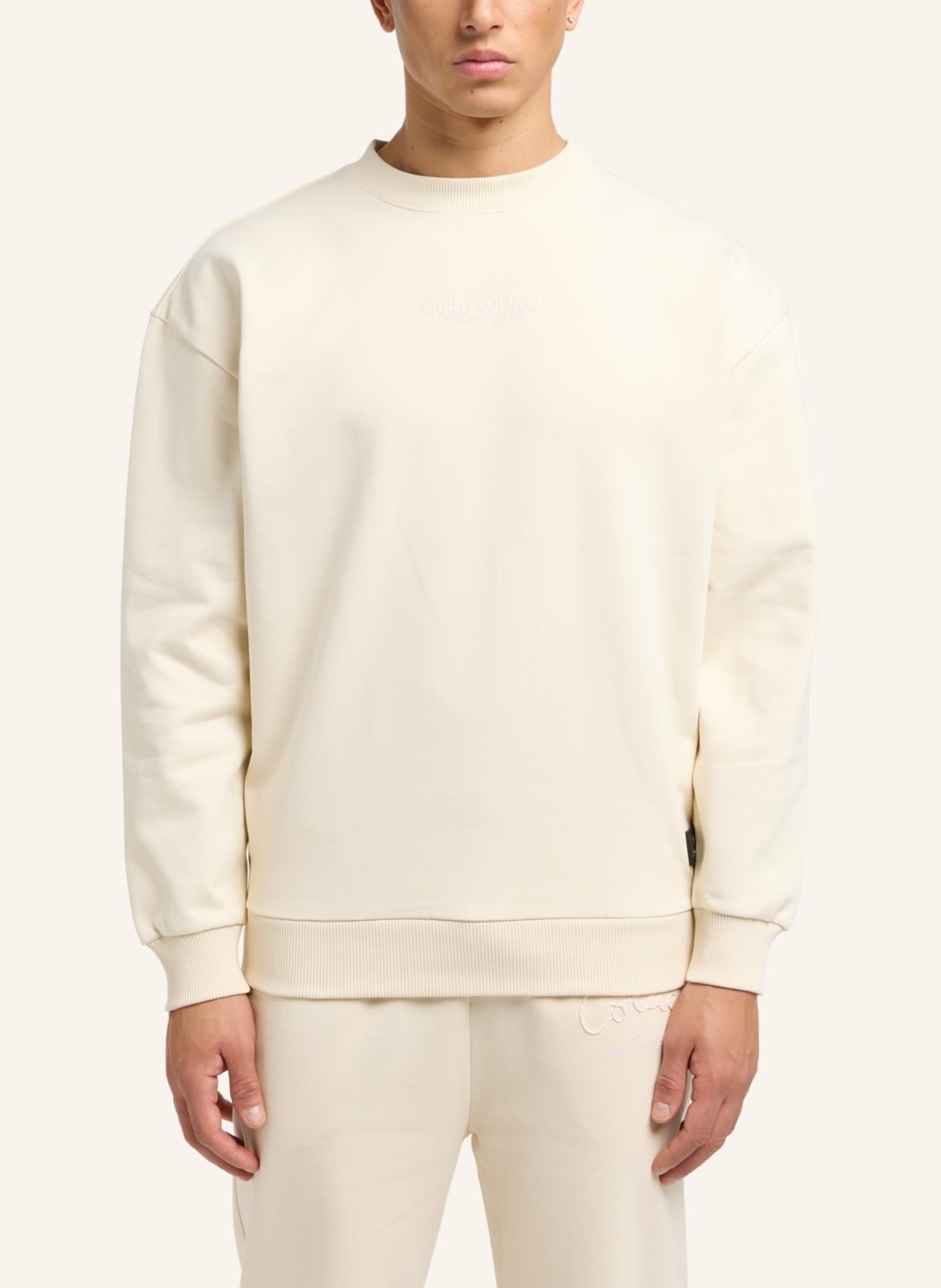 Thumbnail - Carlo Colucci Oversize Sweatshirt - La Famiglia D'ottavio beige