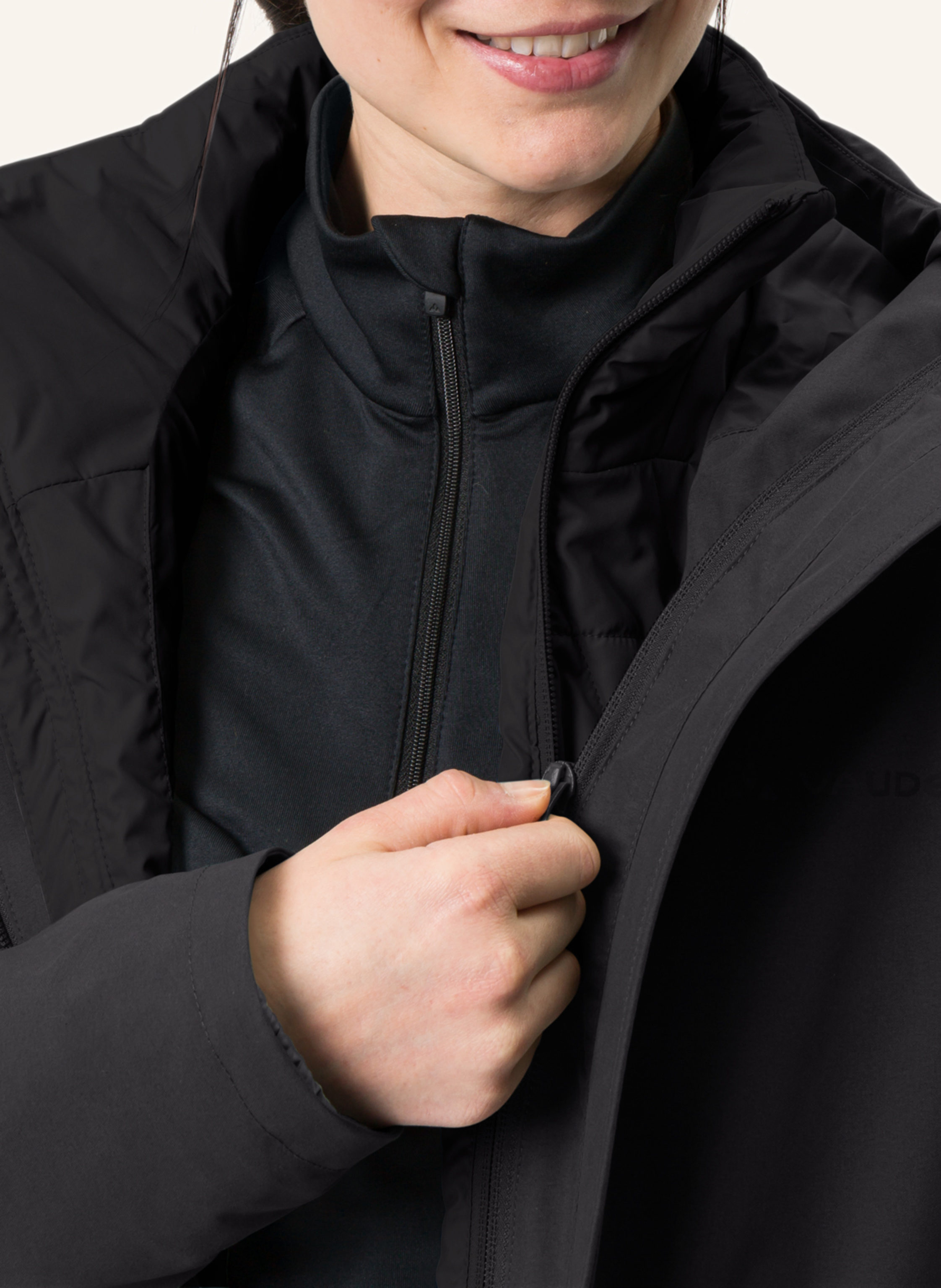Thumbnail - Vaude 3In1-Jacken W Mineo 3In1 Jacket schwarz