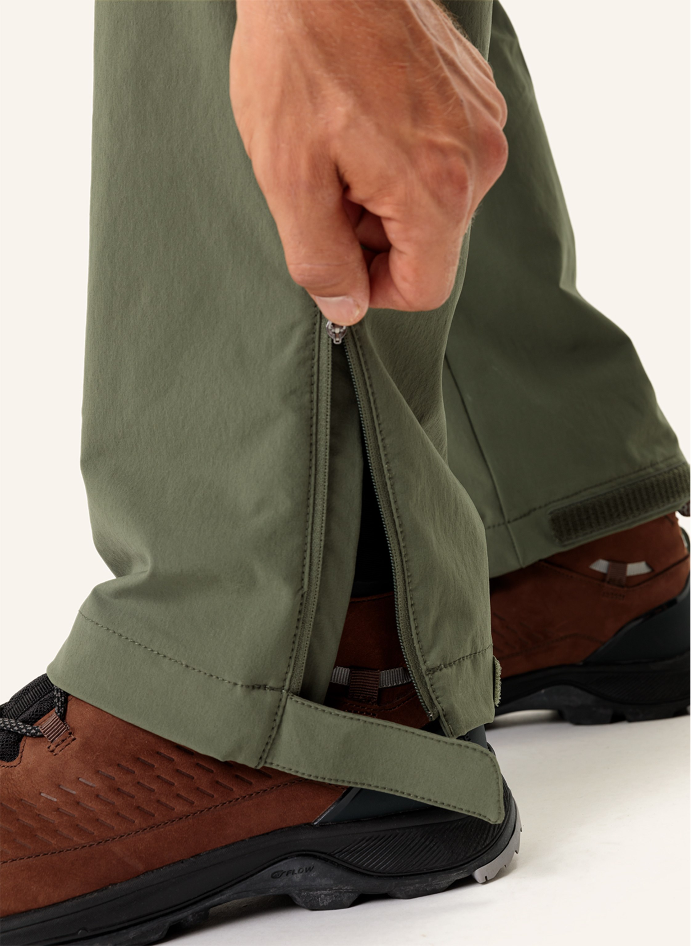 Thumbnail - Vaude Outdoor-Hose M Farley S T-Zip Pants gruen