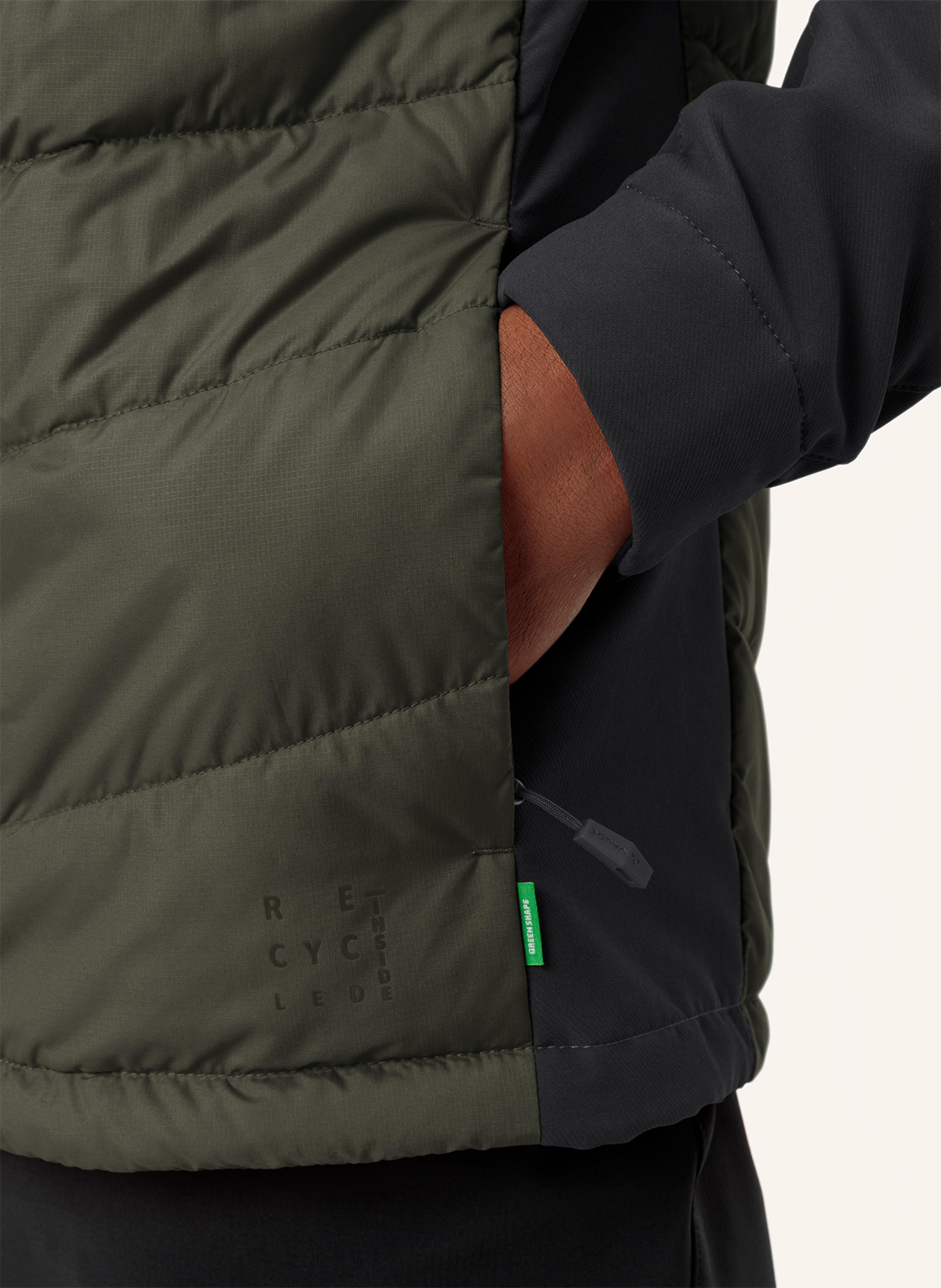 Thumbnail - Vaude Hybrid-Steppjacke Elope gruen