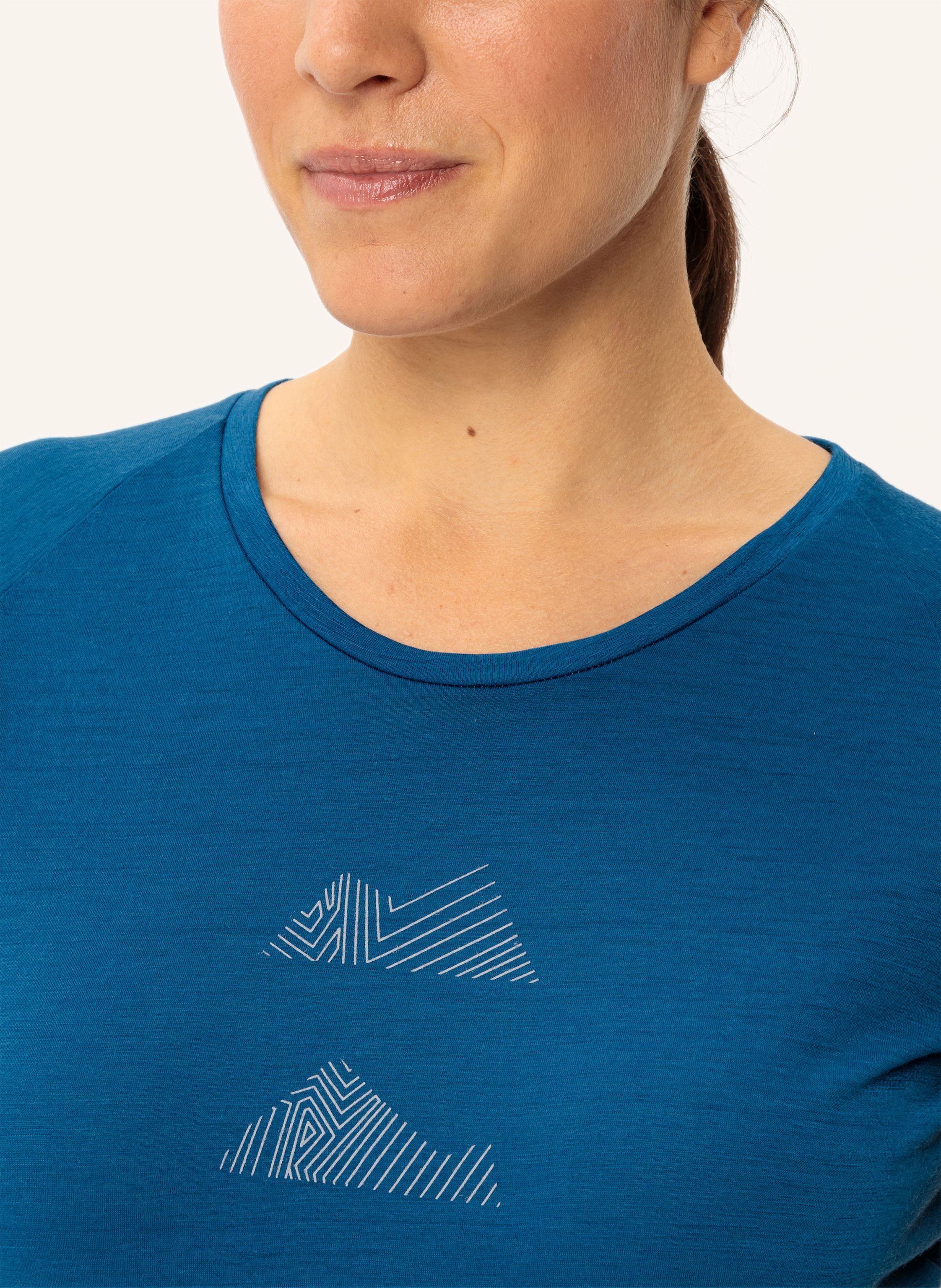 Thumbnail - Vaude Funktionsshirt W Tekoa Wool T-Shirt blau