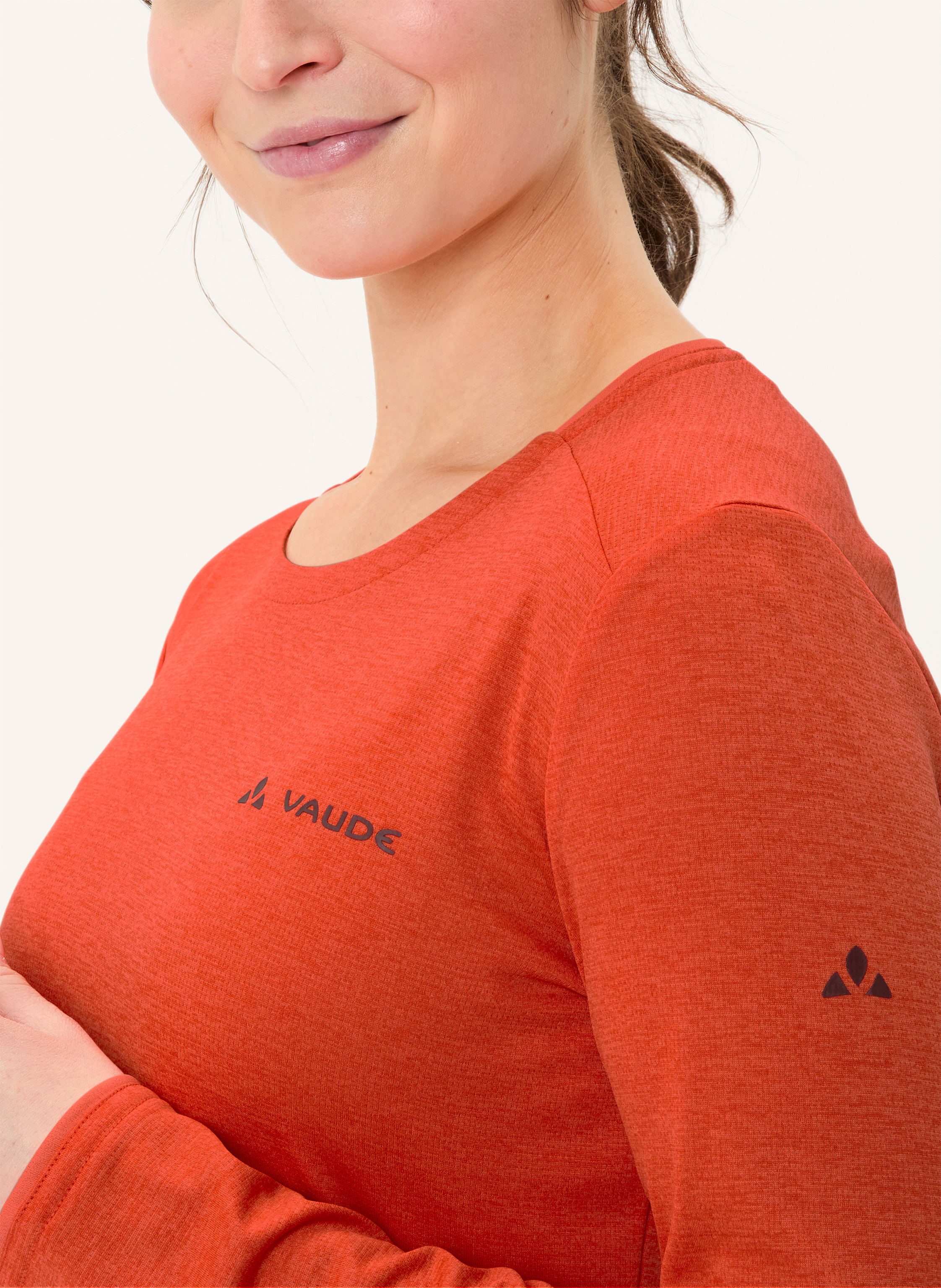 Thumbnail - Vaude Funktionsshirt W Essential Ls T-Shirt rot