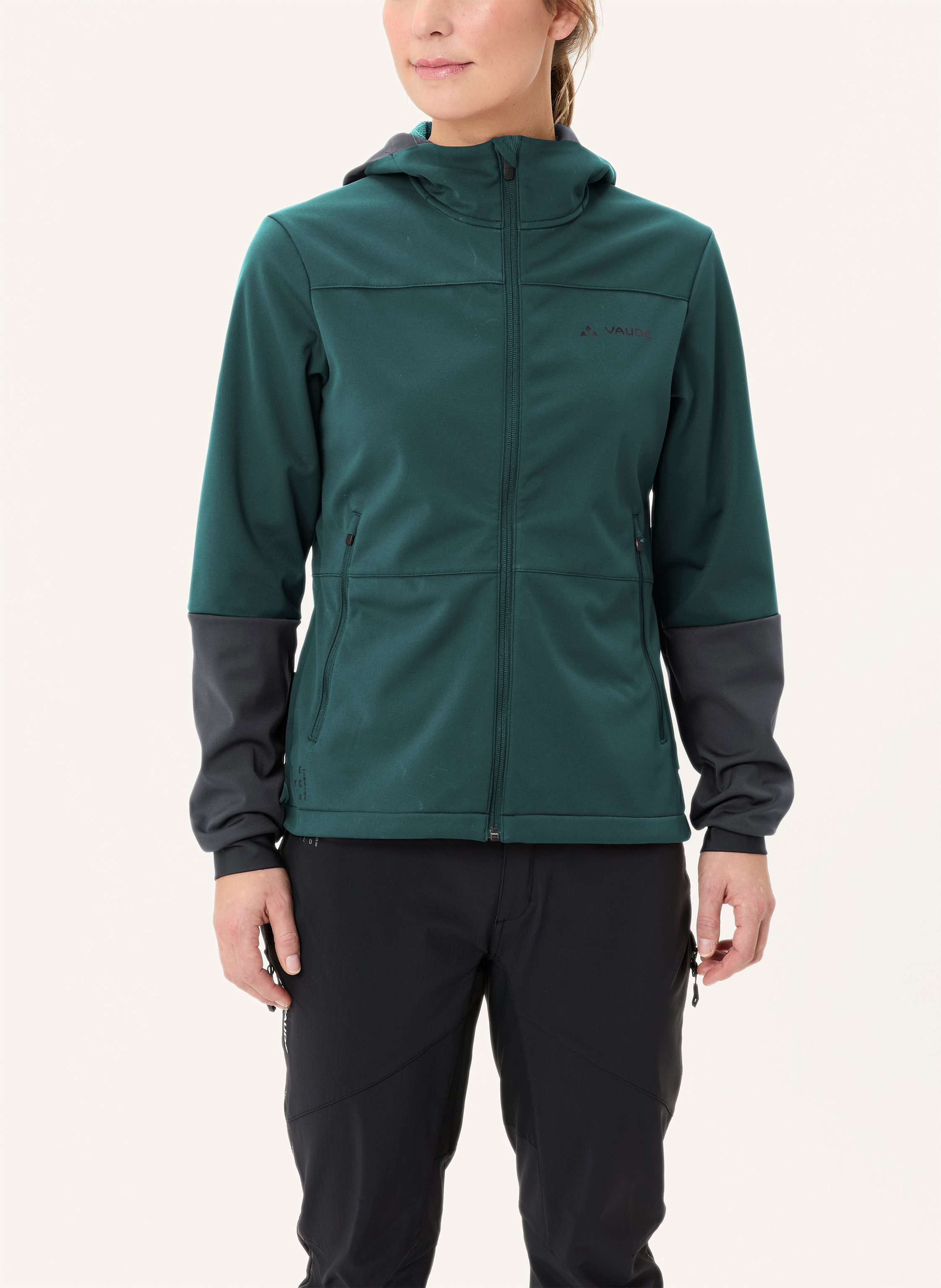 Thumbnail - Vaude Radjacke W Qimsa Hooded Sft Jacket gruen