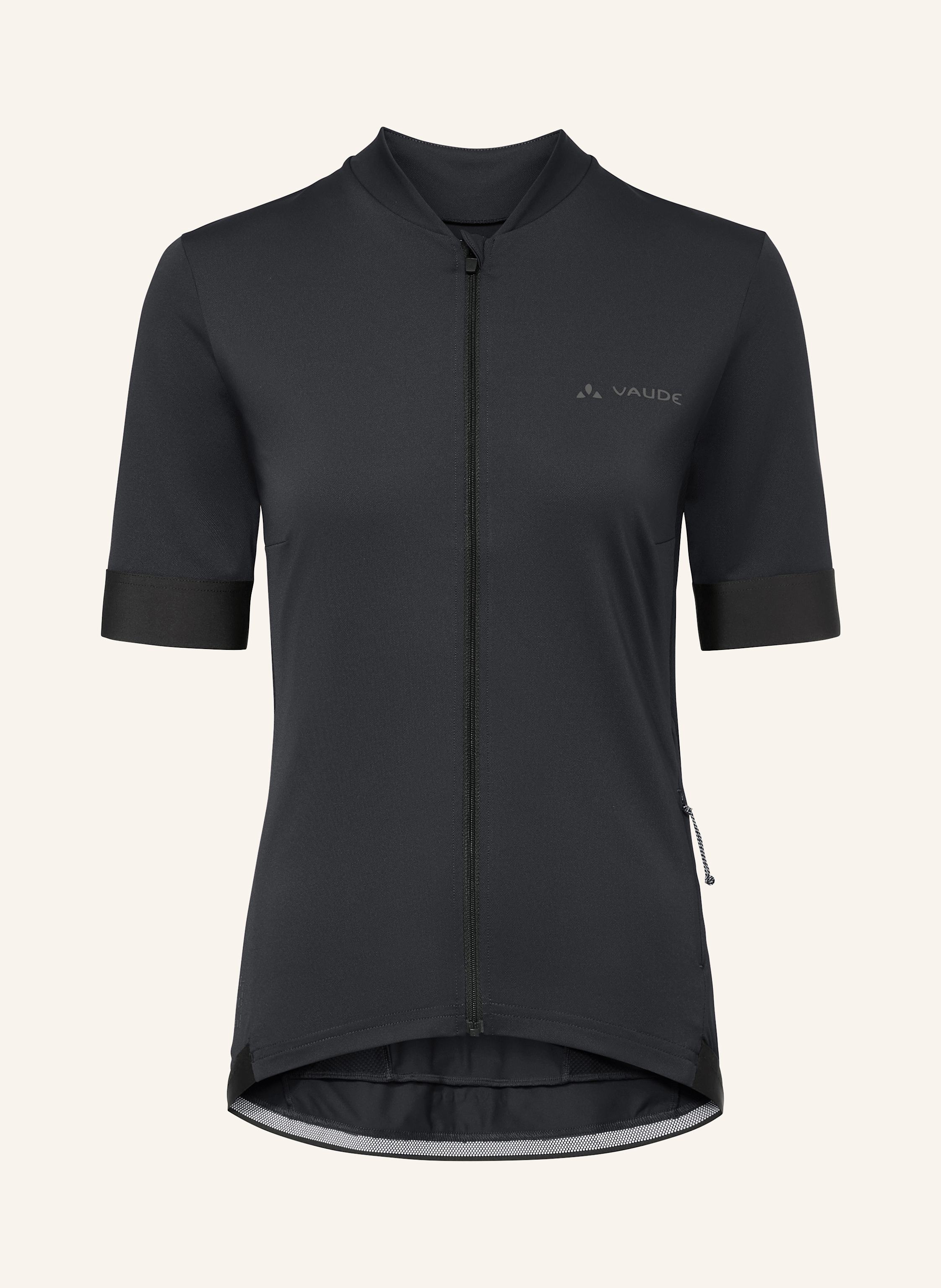 Vaude Radtrikot W Kuro Fz Tricot Ii schwarz