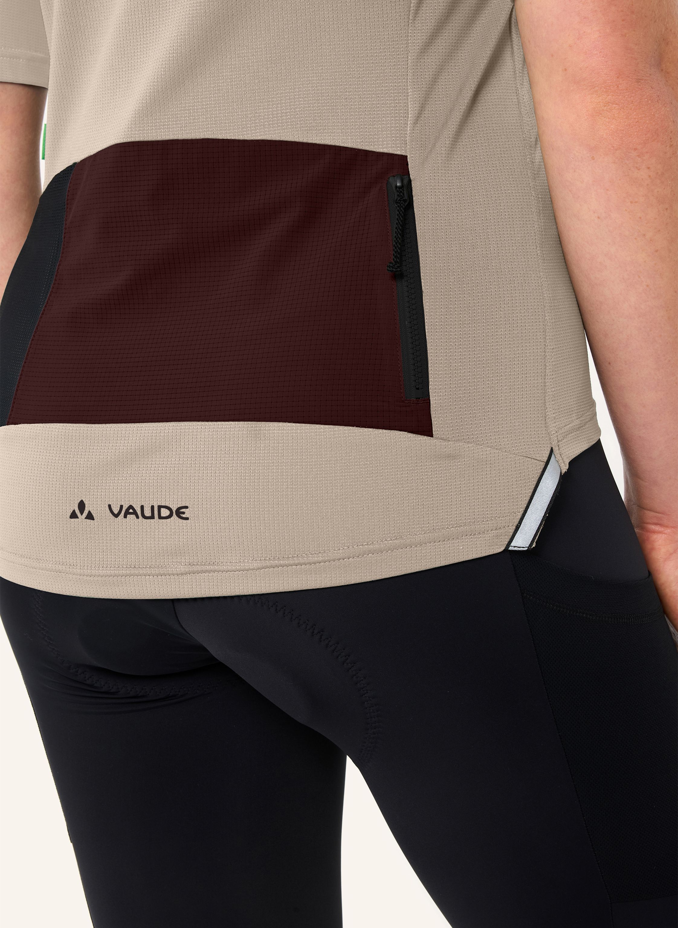 Thumbnail - Vaude Radshirt W Kuro Shirt Ii beige