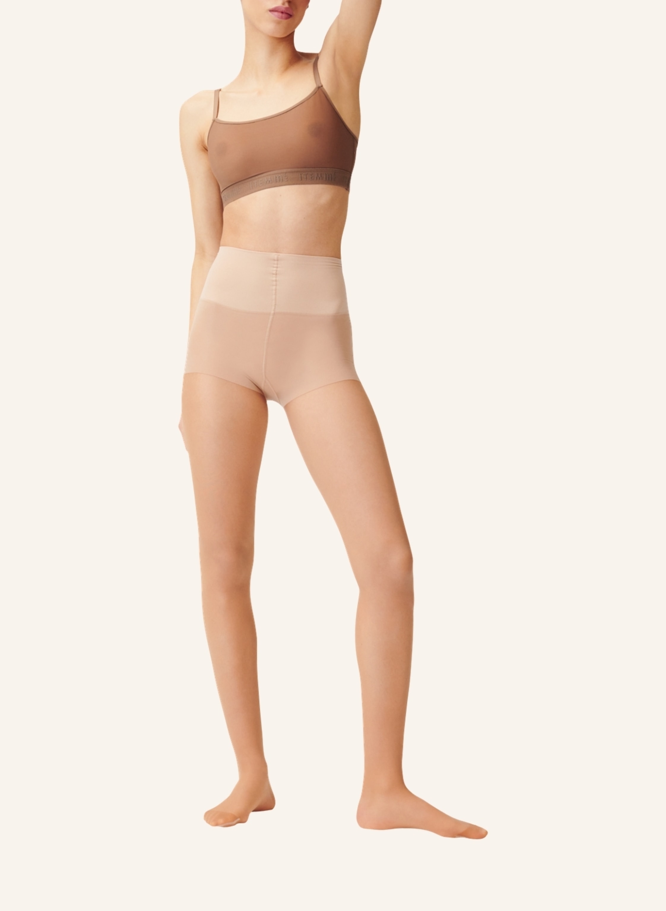 Thumbnail - Item m6 Feinstrumpfhose Invisible 15 Control Top Mit Kompression beige