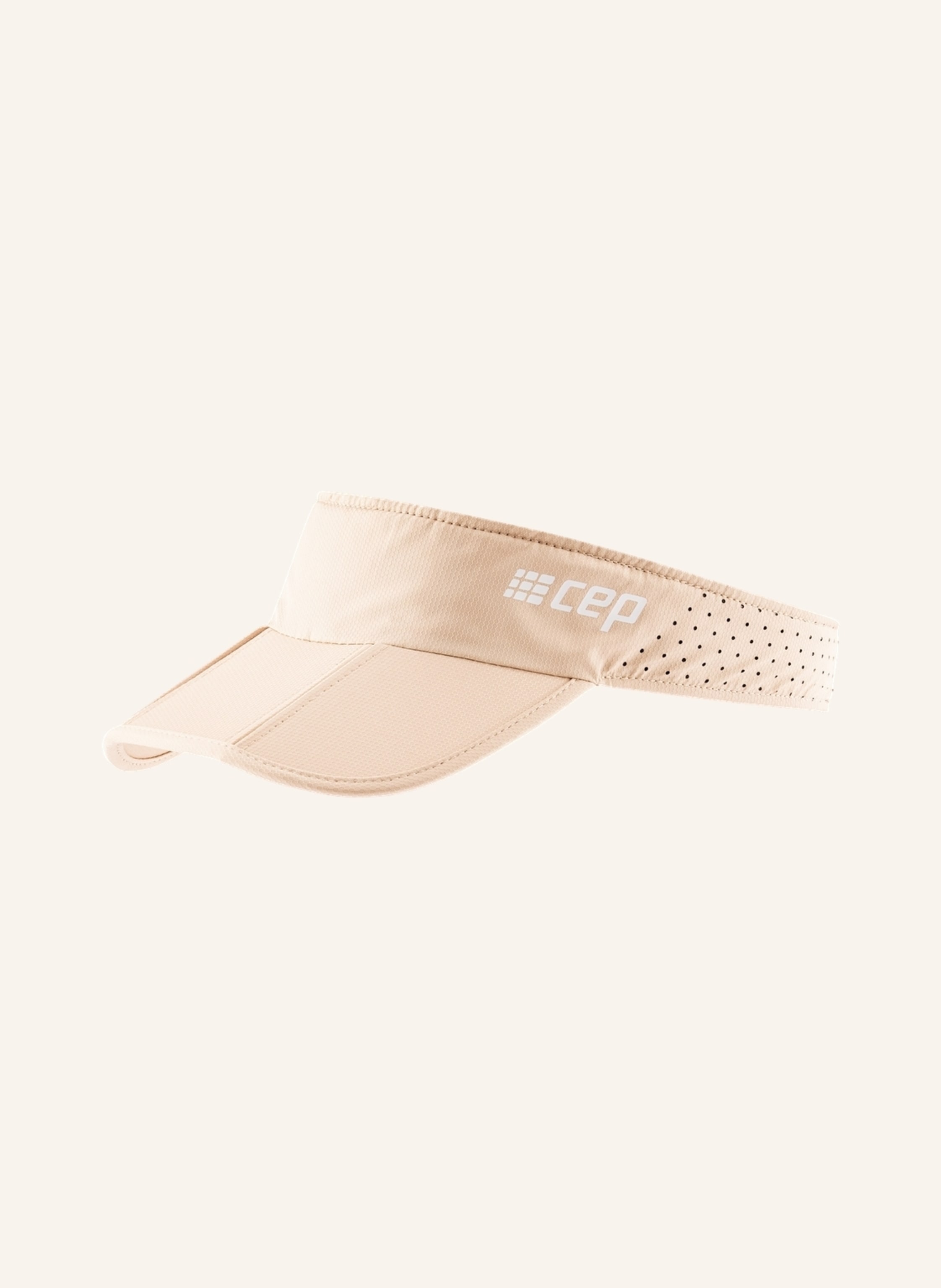 cep Visor-Cap THE RUN in creme