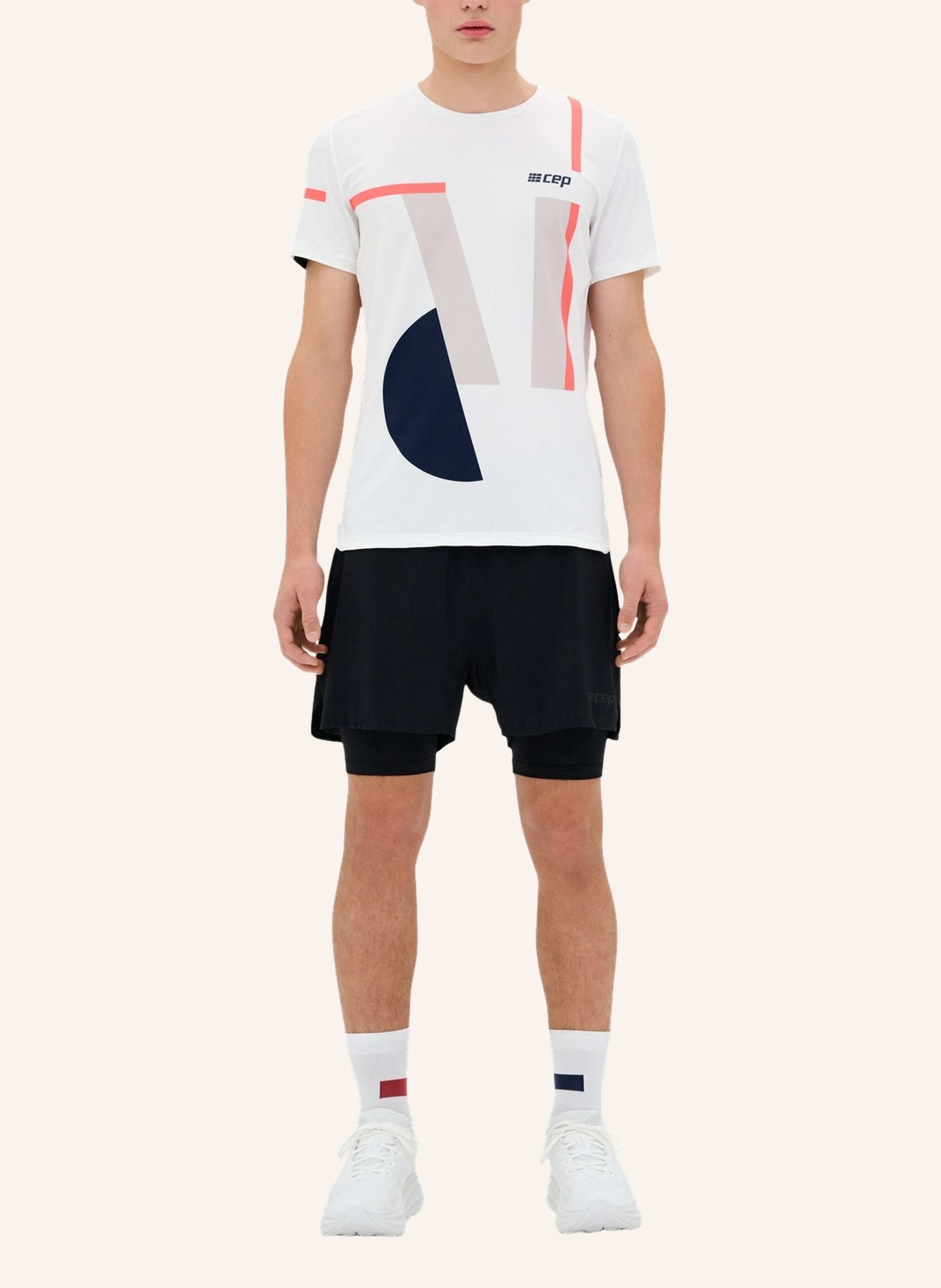 Thumbnail - Cep Laufshirt The Run Short Sleeve weiss