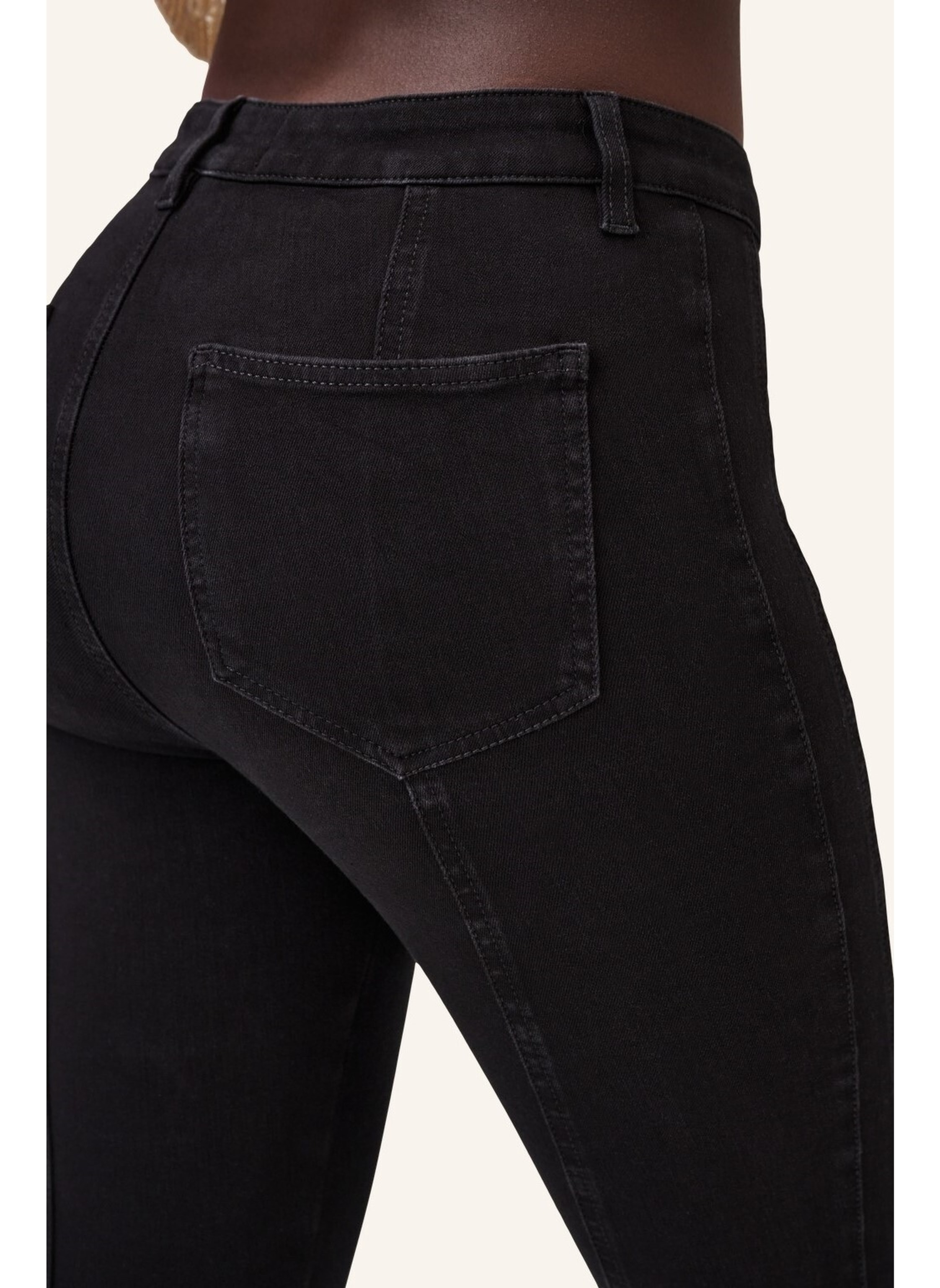 Thumbnail - Item m6 Skinny Jeans Worked High Rise Mit Shaping-Effekt schwarz