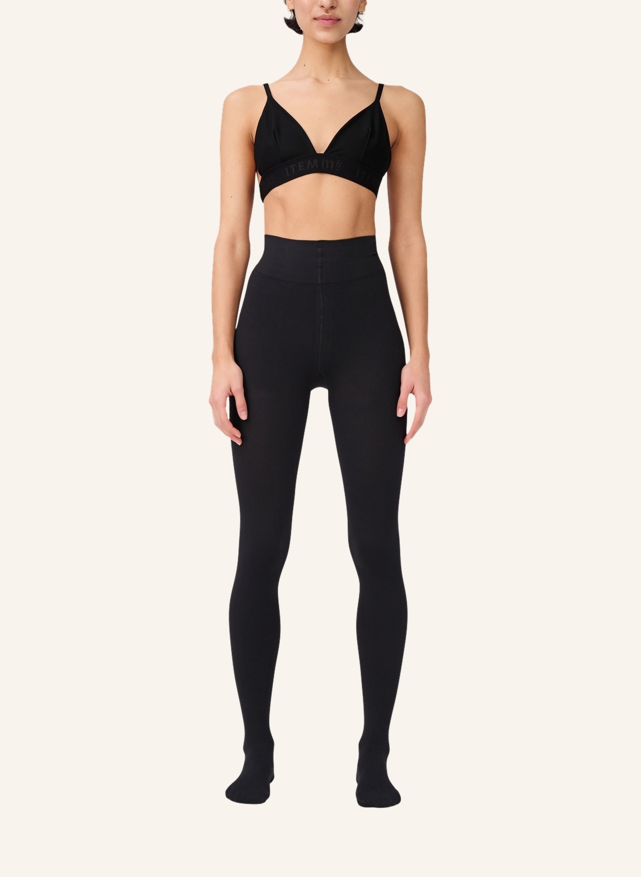 Thumbnail - Item m6 Thermo-Strumpfhose Cosy Winter Conscious Mit Shaping-Effekt schwarz