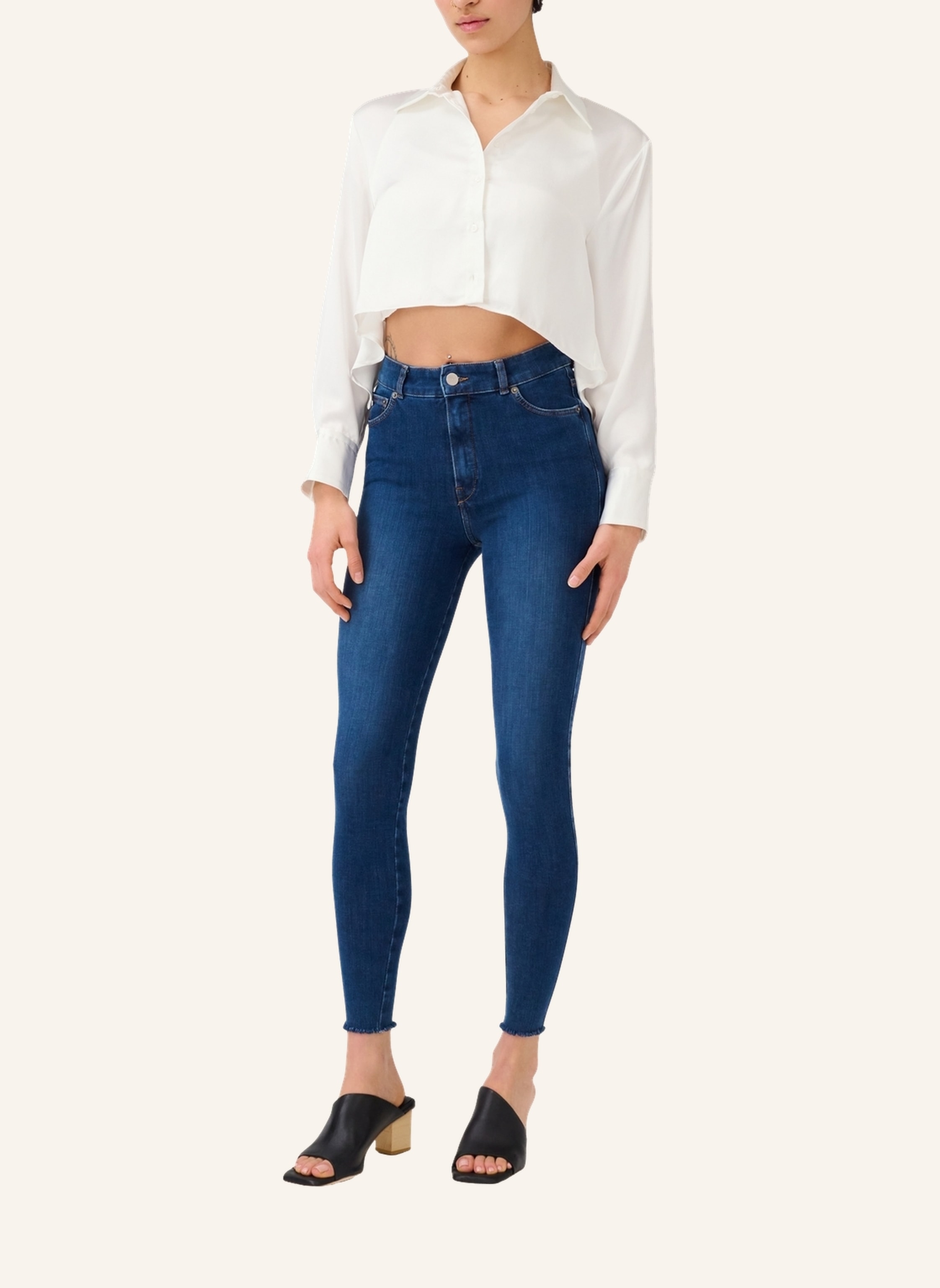 Thumbnail - Item m6 Jeans Skinny High Rise Mit Shaping-Effekt blau