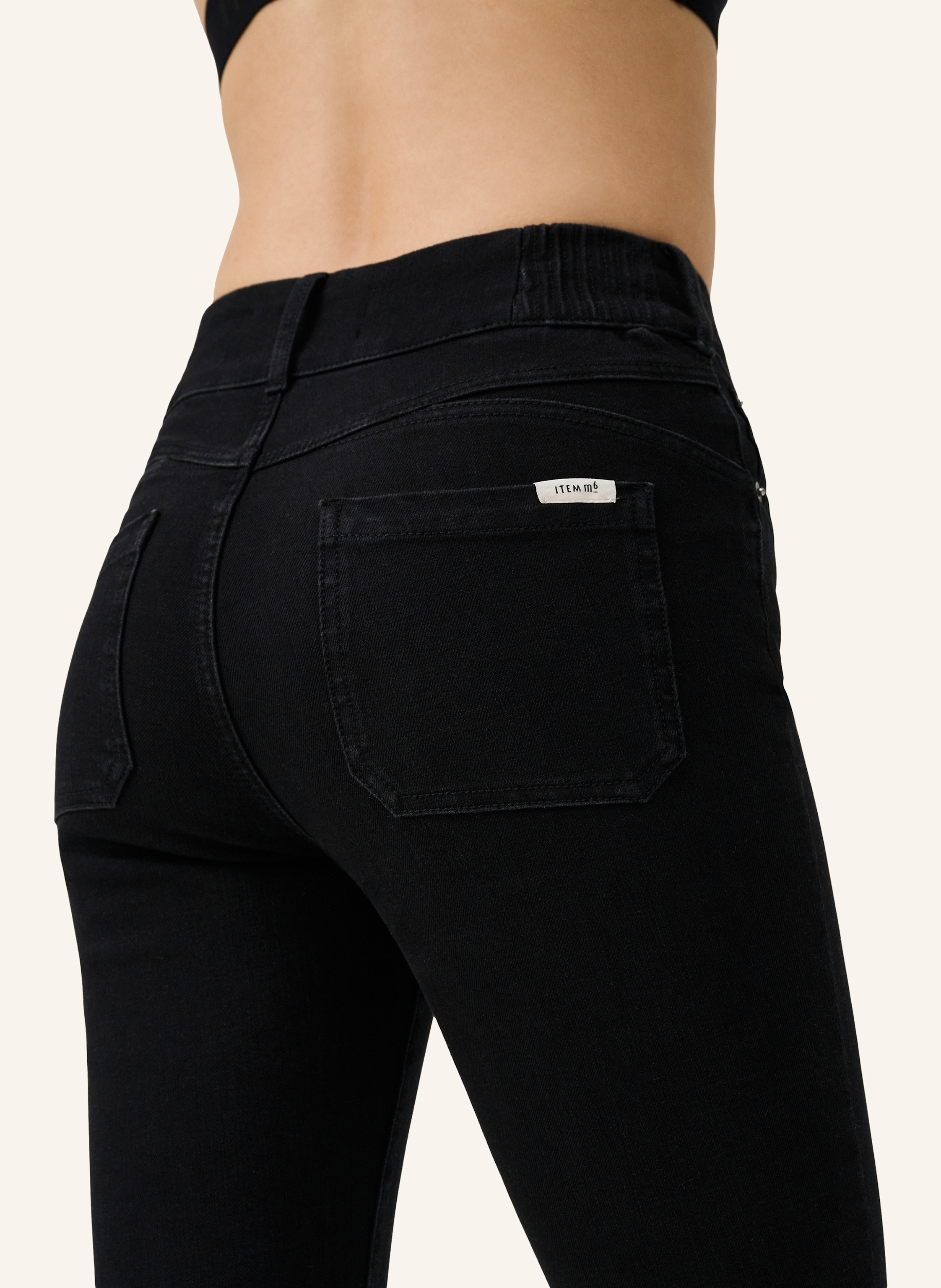 Thumbnail - Item m6 Flared Jeans Kick Flared High Rise schwarz