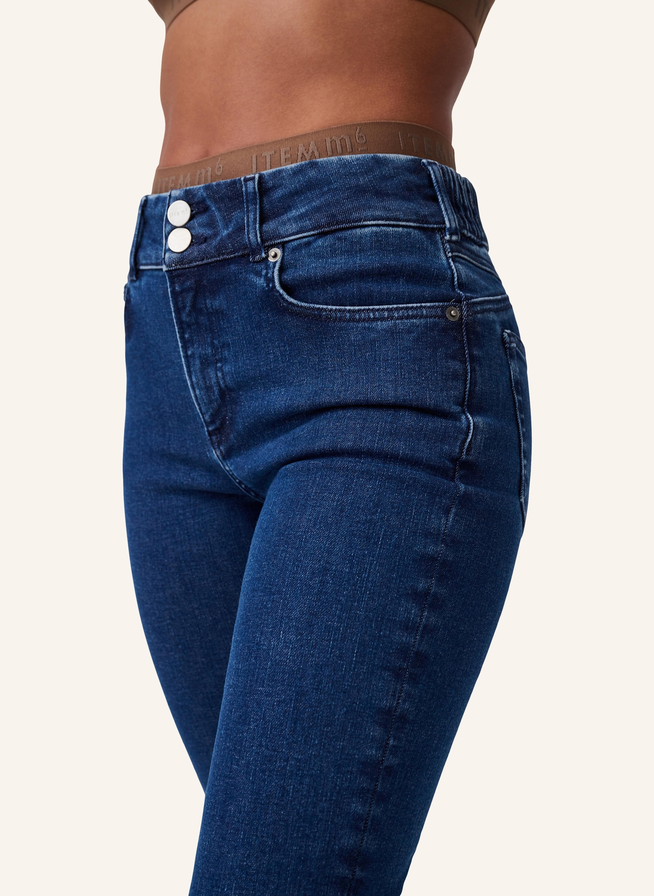Thumbnail - Item m6 Bootcut Jeans Bootcut High Rise blau
