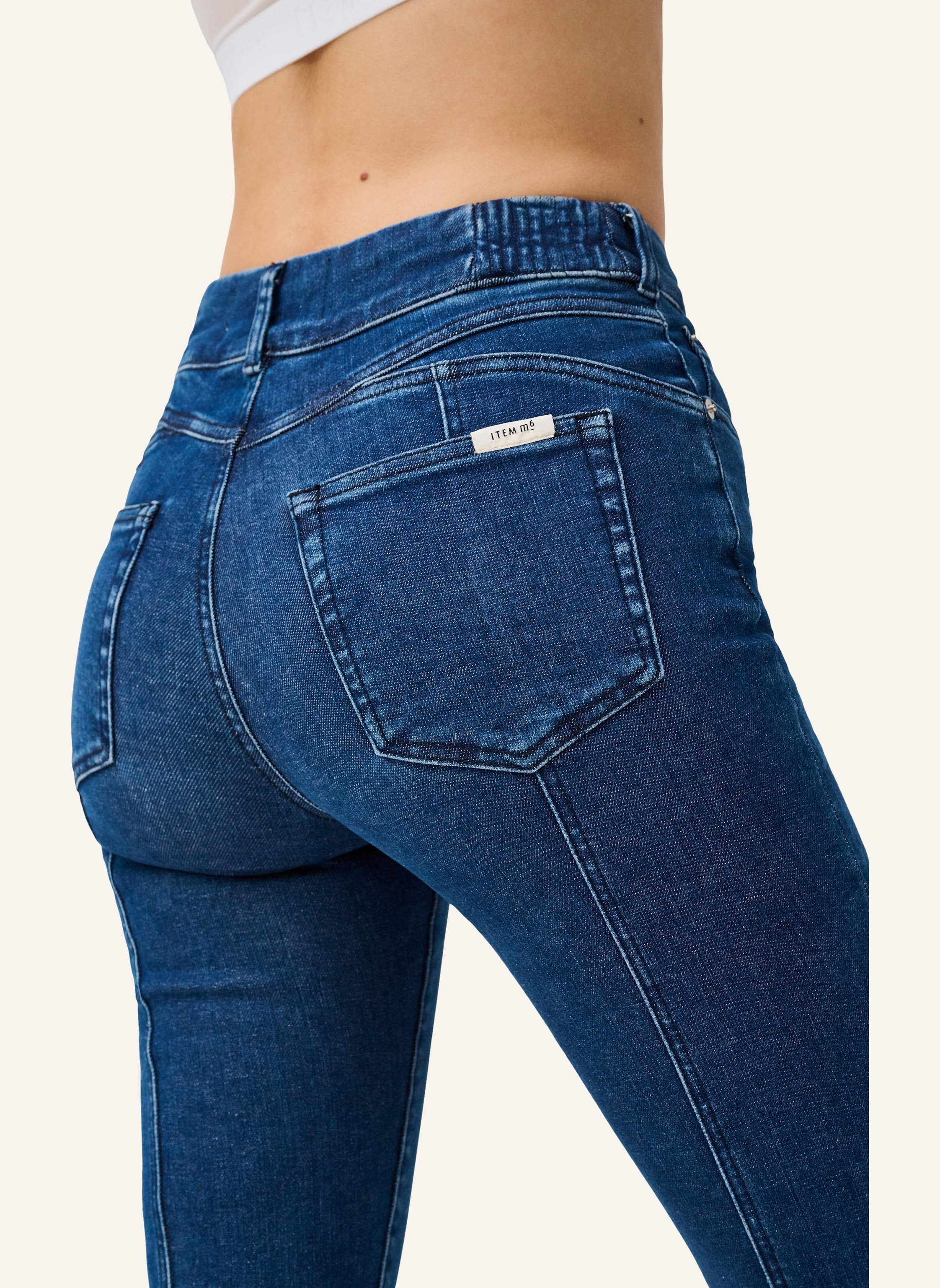 Thumbnail - Item m6 Bootcut Jeans Bootcut High Rise blau