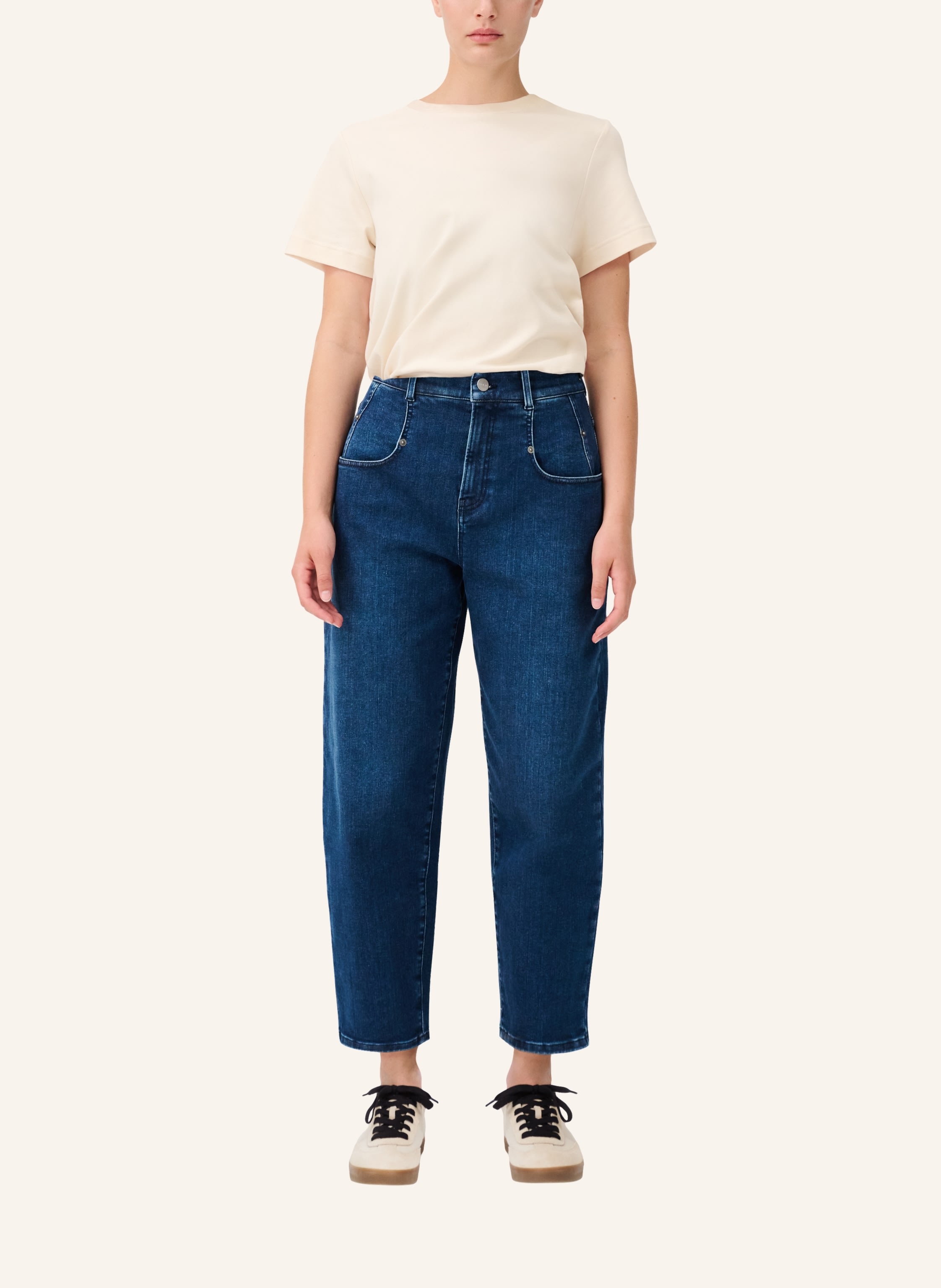 Thumbnail - Item m6 Mom Jeans Relaxed High Rise Denim blau
