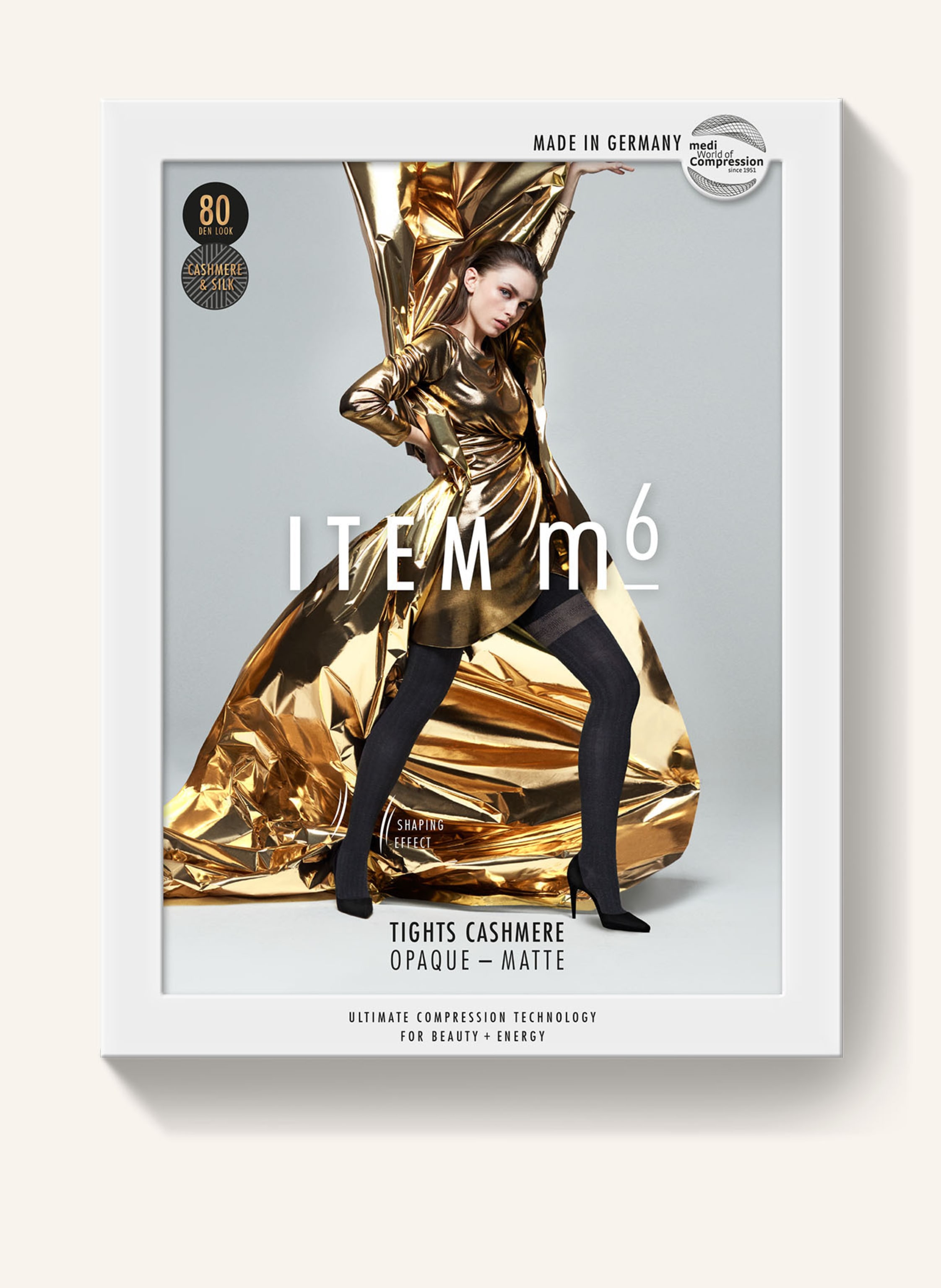 Thumbnail - Item m6 Feinstrumpfhose Cashmere Mit Kompression beige