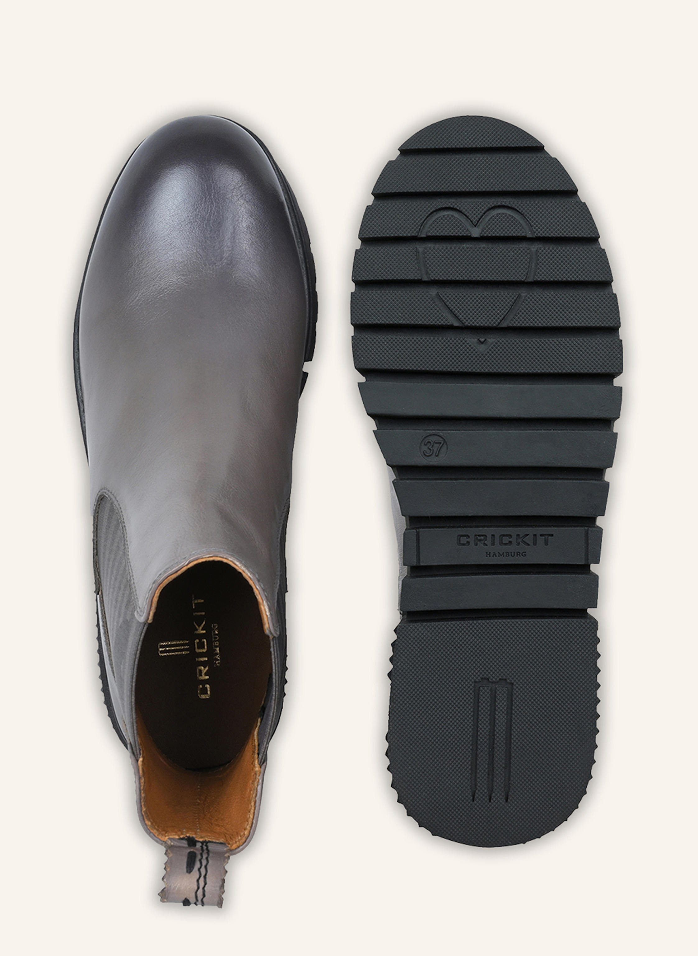 Thumbnail - Crickit Chelsea-Boots Naelle beige