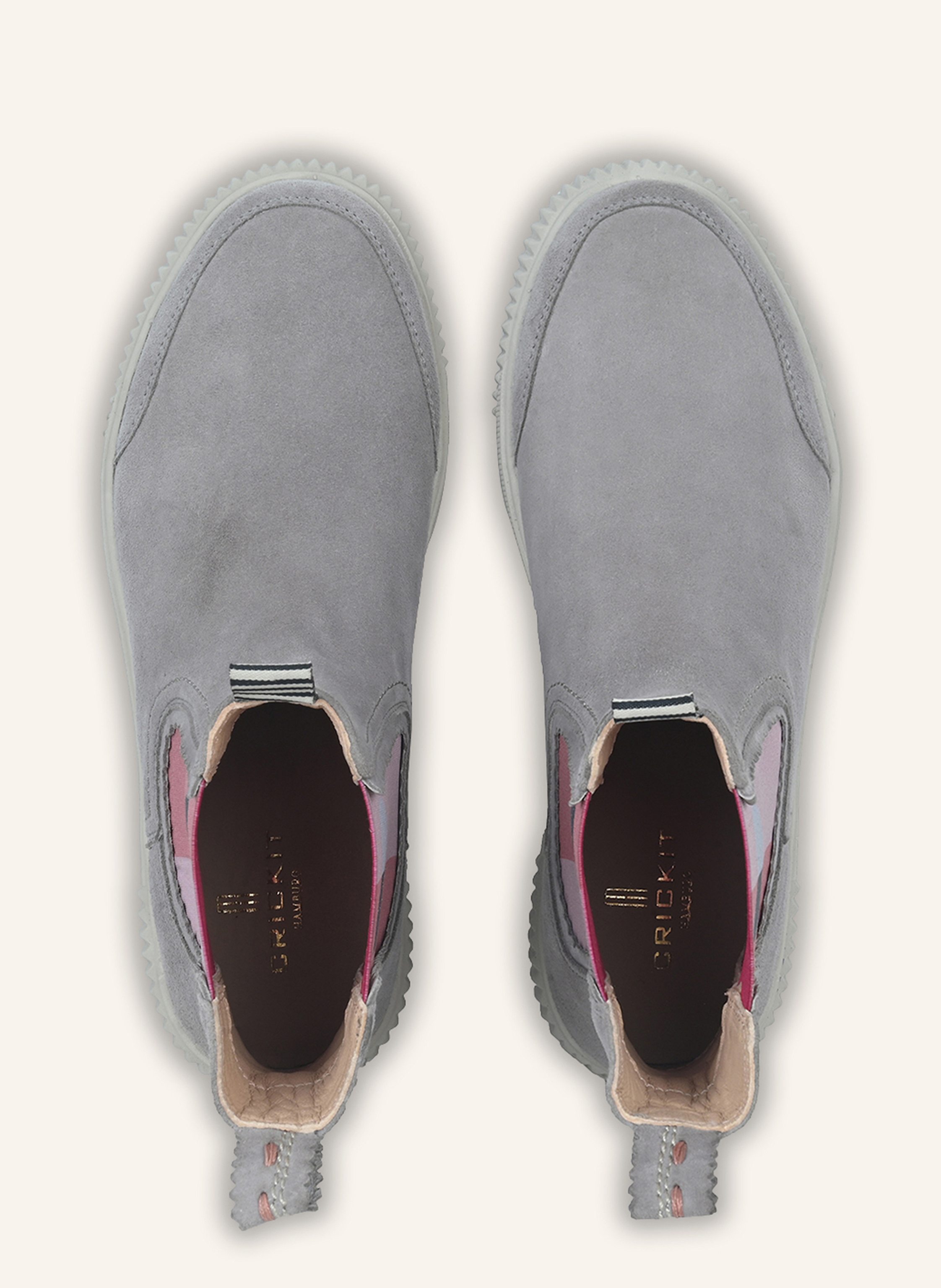 Thumbnail - Crickit Chelsea-Boots Tea grau