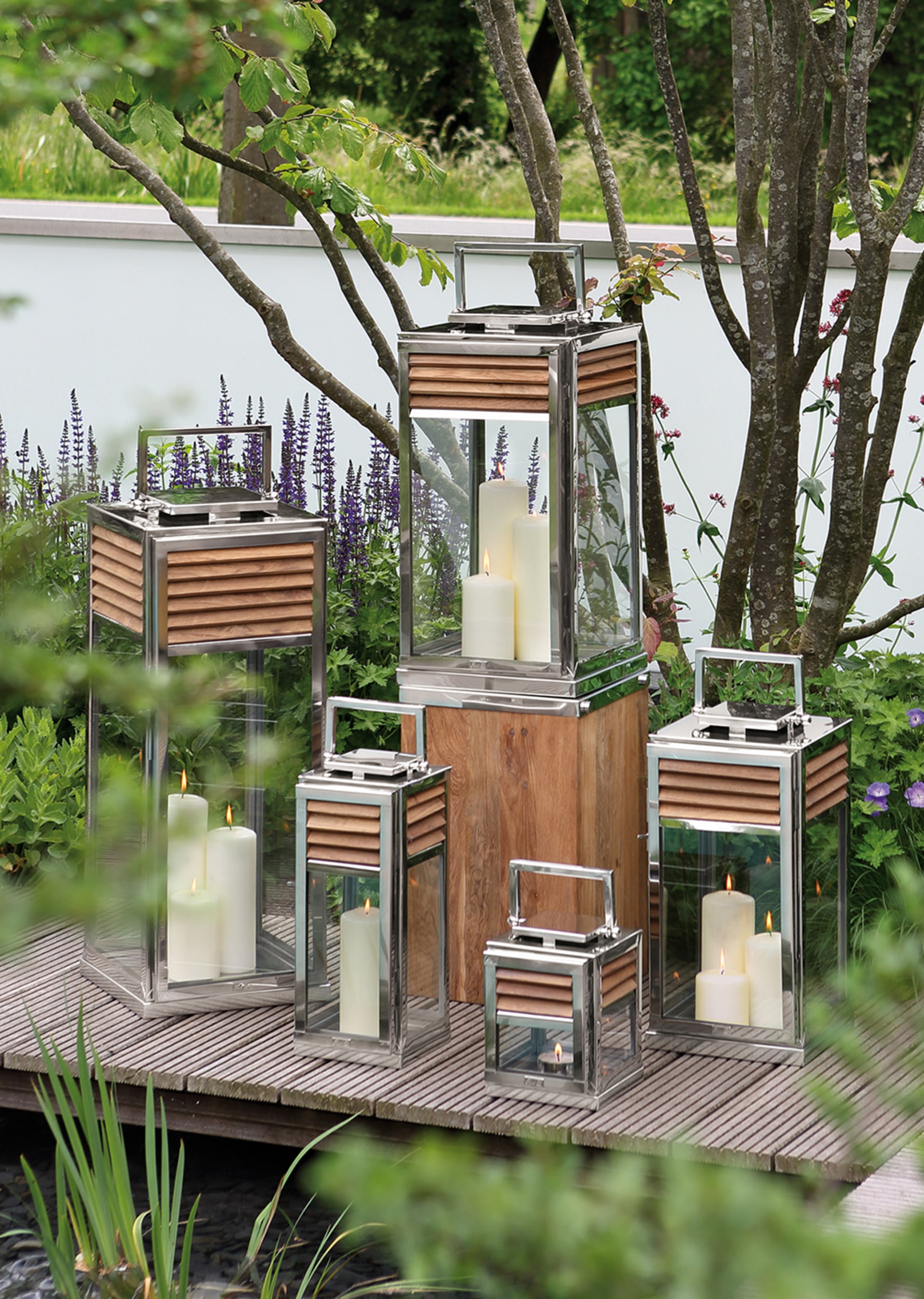 Thumbnail - Fink Laterne Genua silber