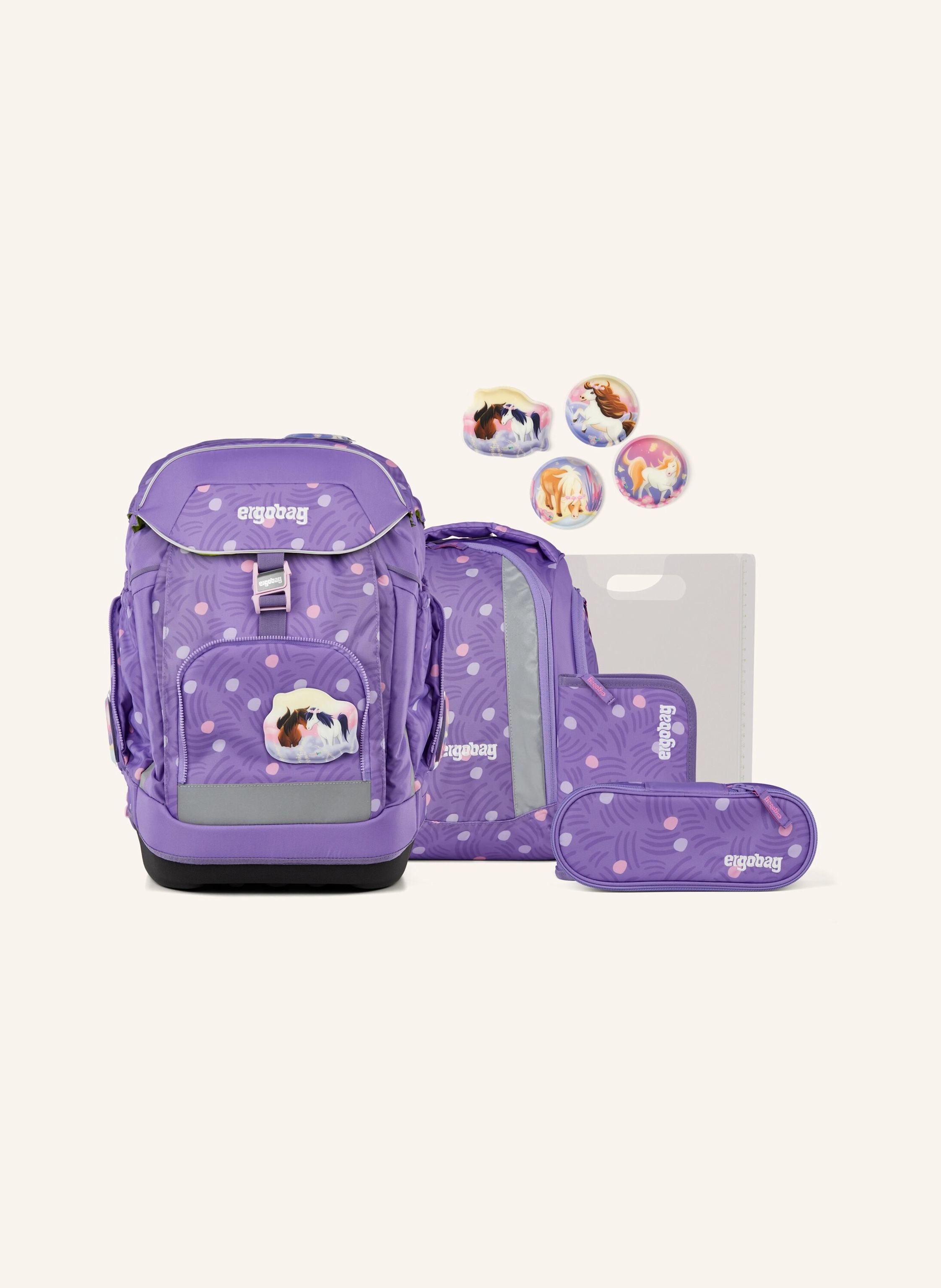 Ergobag Schulranzen-Set Pack Set lila