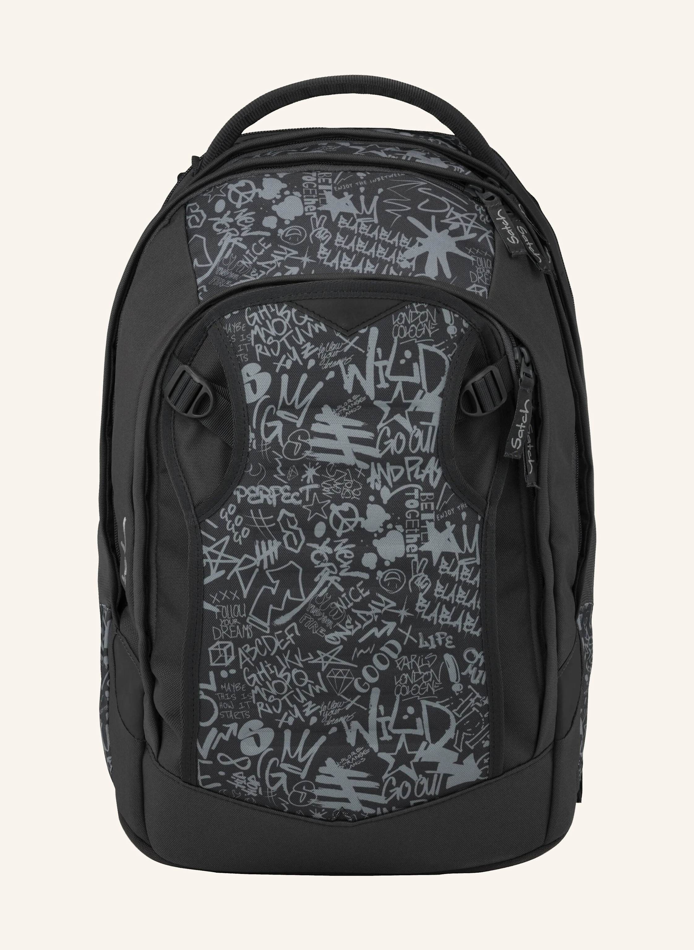 Satch Schulrucksack Match Plus grau