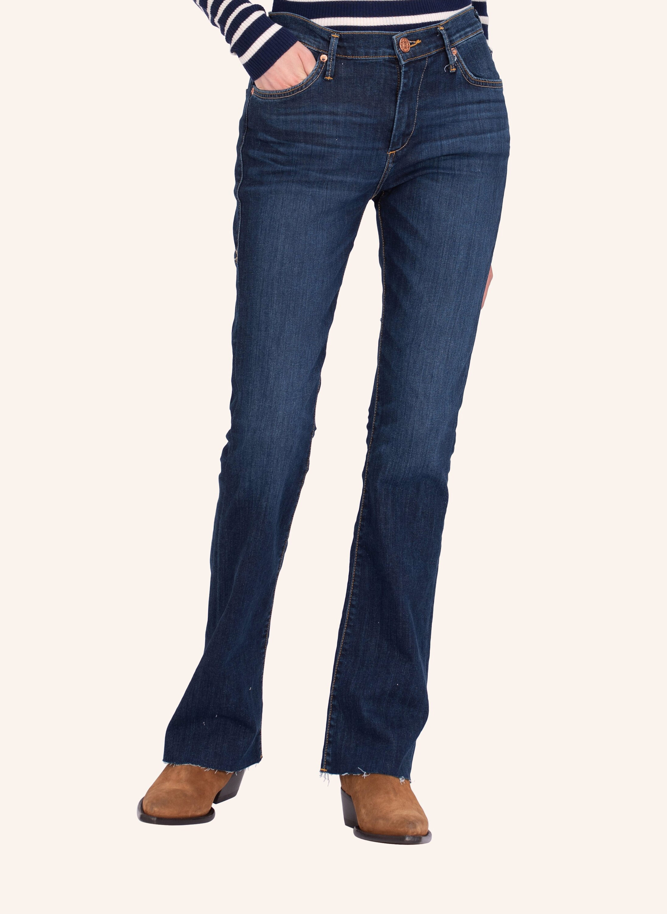 Thumbnail - True Religion Jeans Becca Bootcut blau