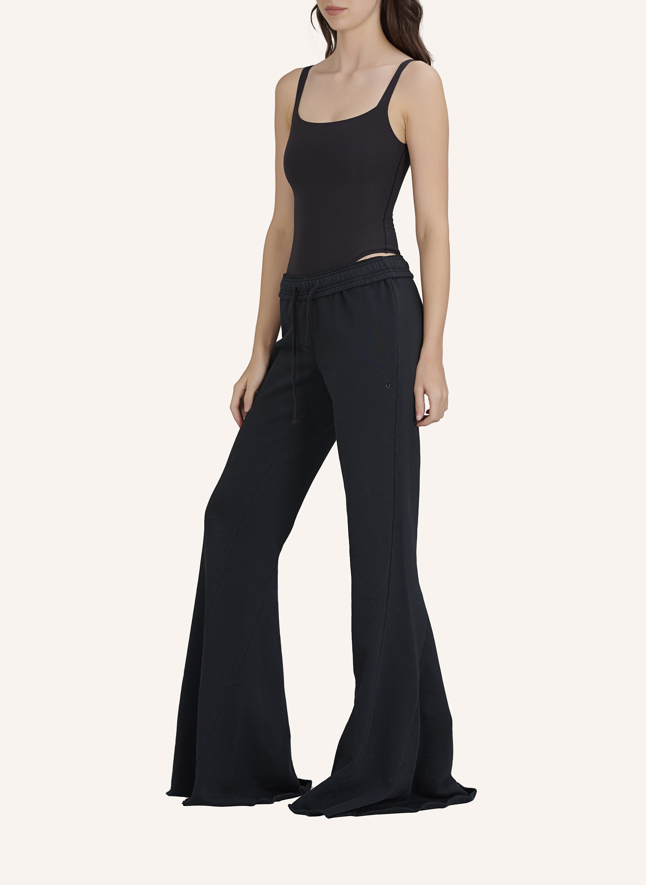 Thumbnail - True Religion Sweathose Super Flare schwarz