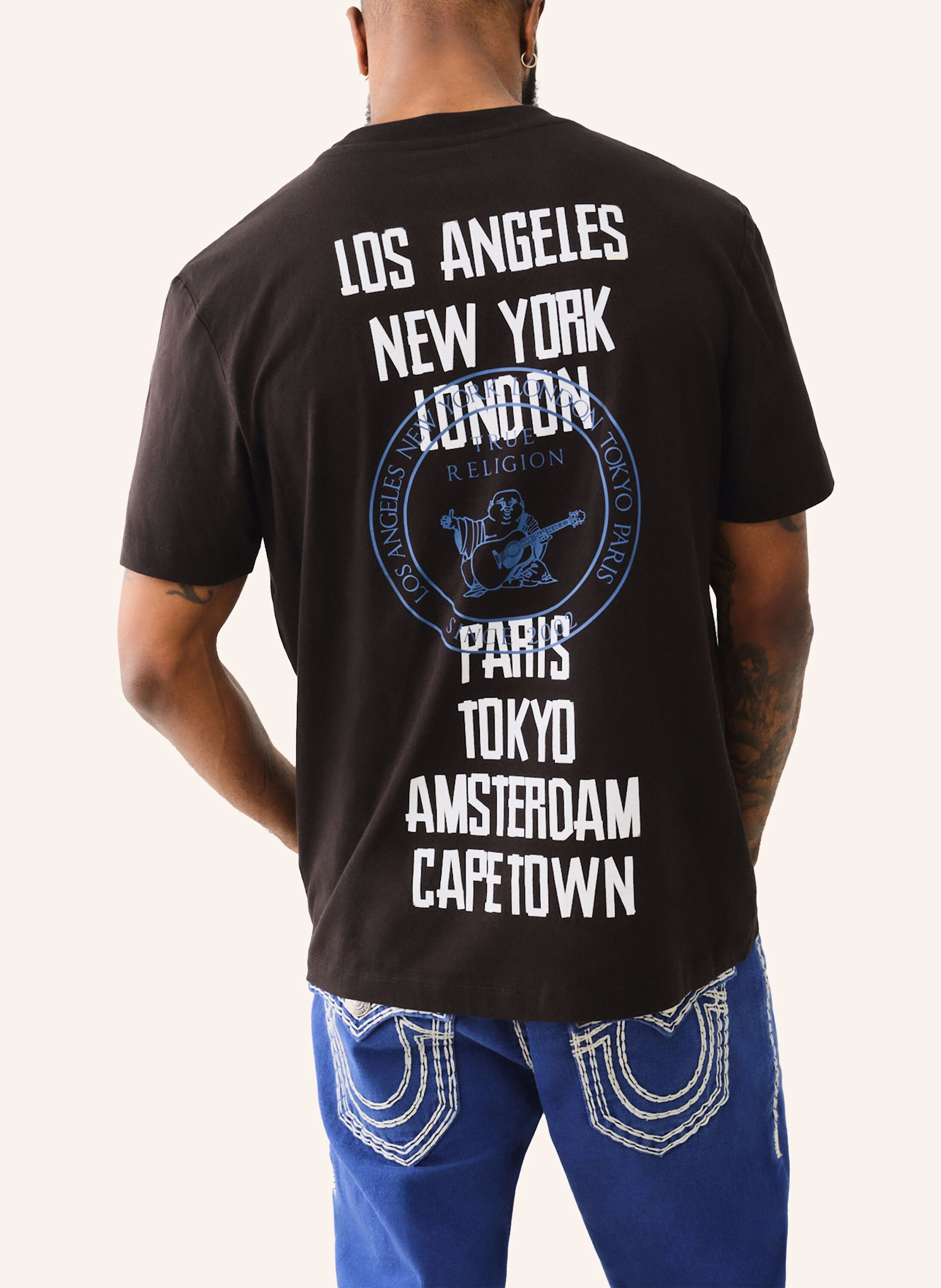 Thumbnail - True Religion T-Shirt schwarz
