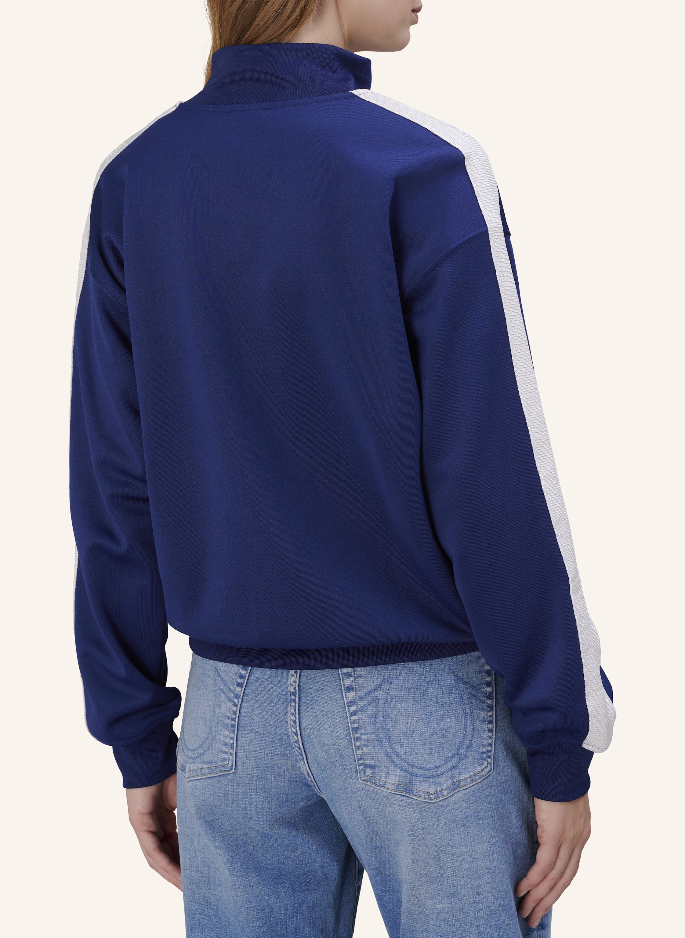 Thumbnail - True Religion Trainingsjacke Taylor Mit Galonstreifen blau