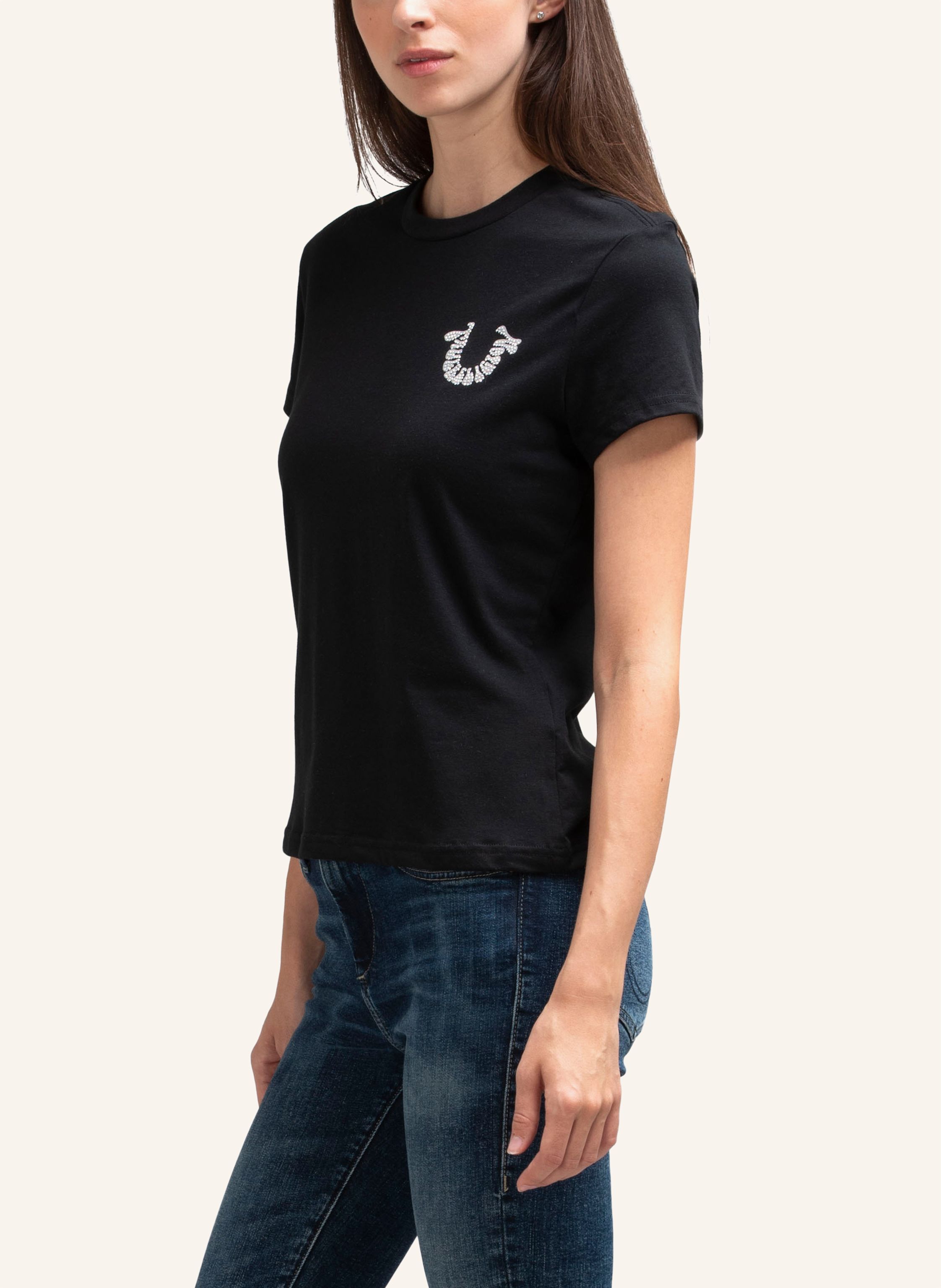 Thumbnail - True Religion T-Shirt schwarz