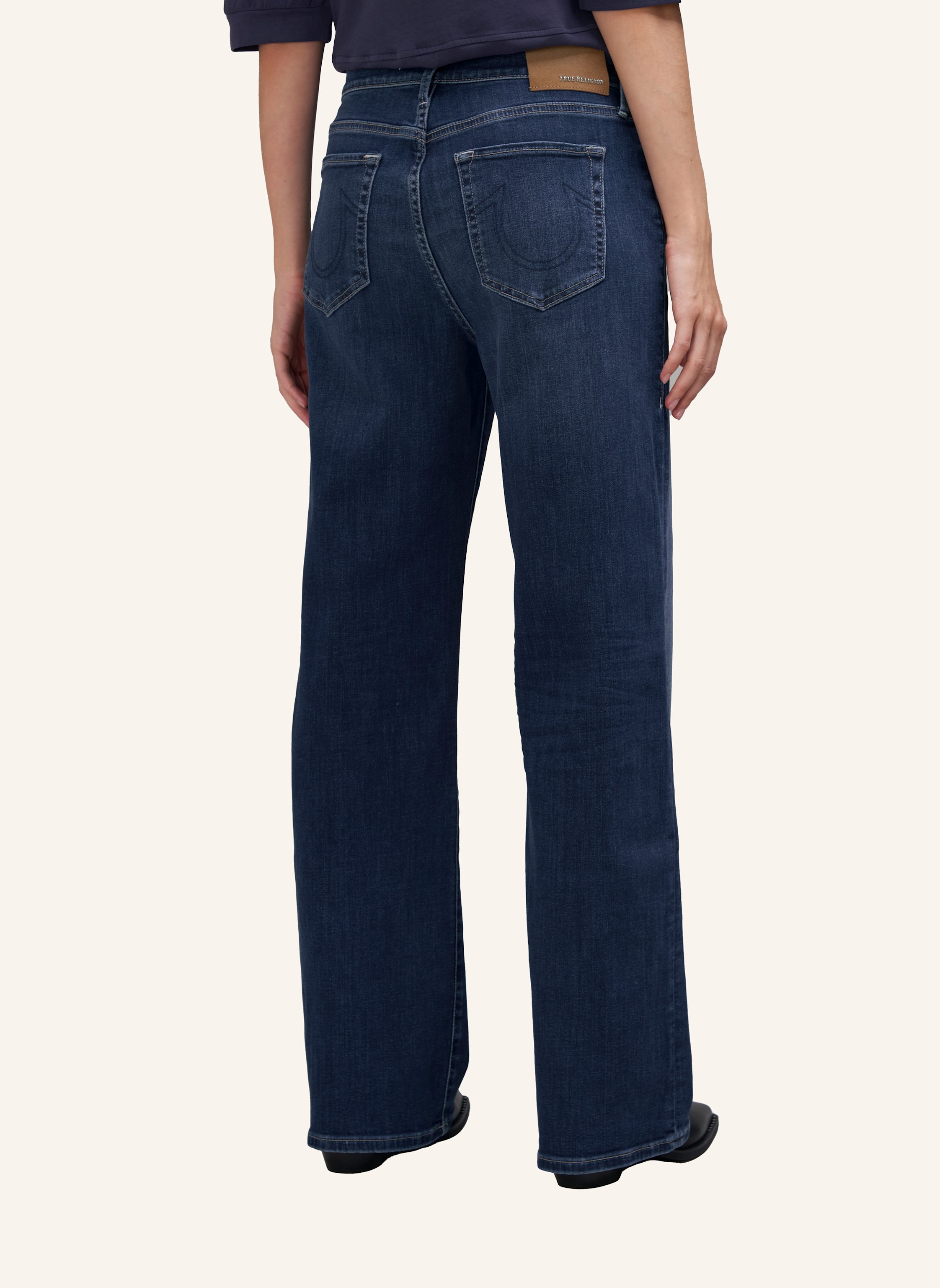 Thumbnail - True Religion Jeans Shirley Baggy blau