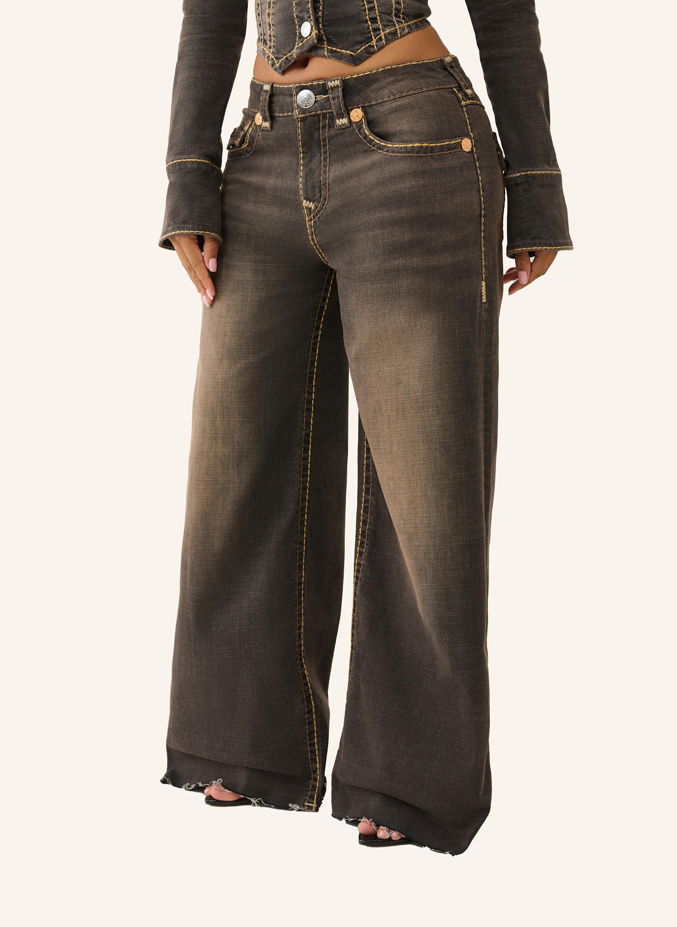 Thumbnail - True Religion Jeans Jessie Super Baggy blau