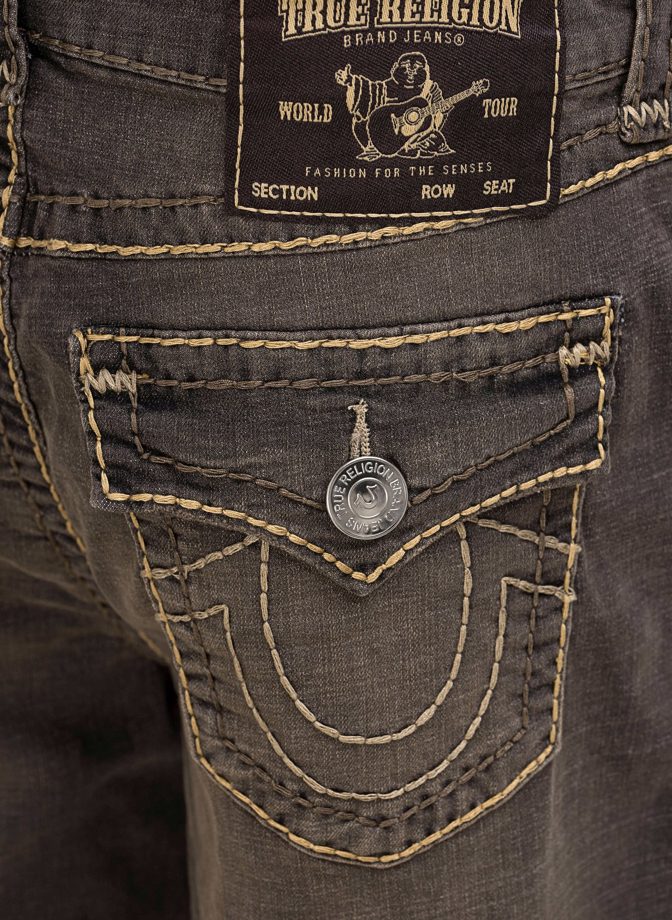 Thumbnail - True Religion Jeans Jessie Super Baggy blau