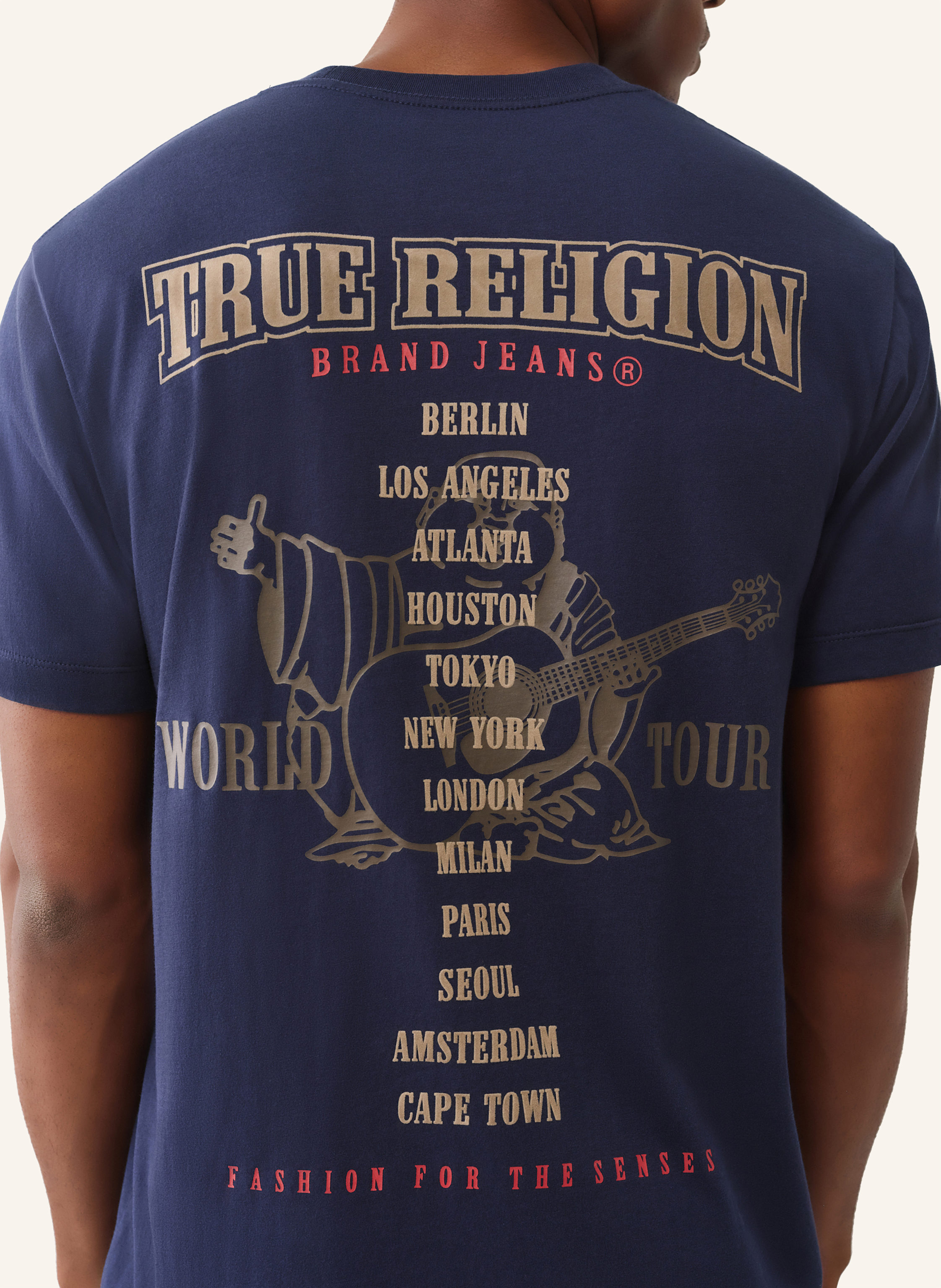 Thumbnail - True Religion T-Shirt Buddha blau