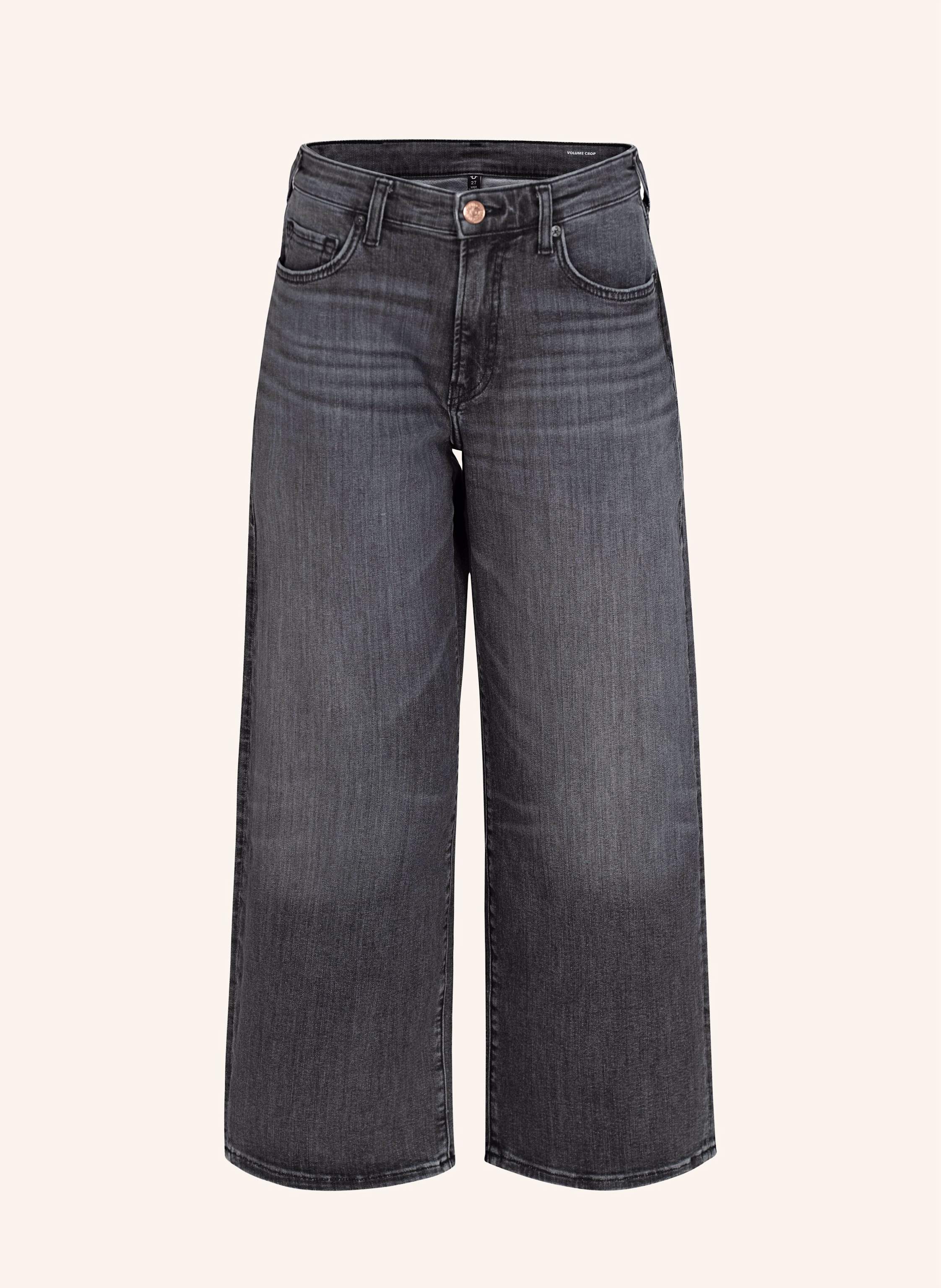 True Religion Straight Jeans Volume schwarz