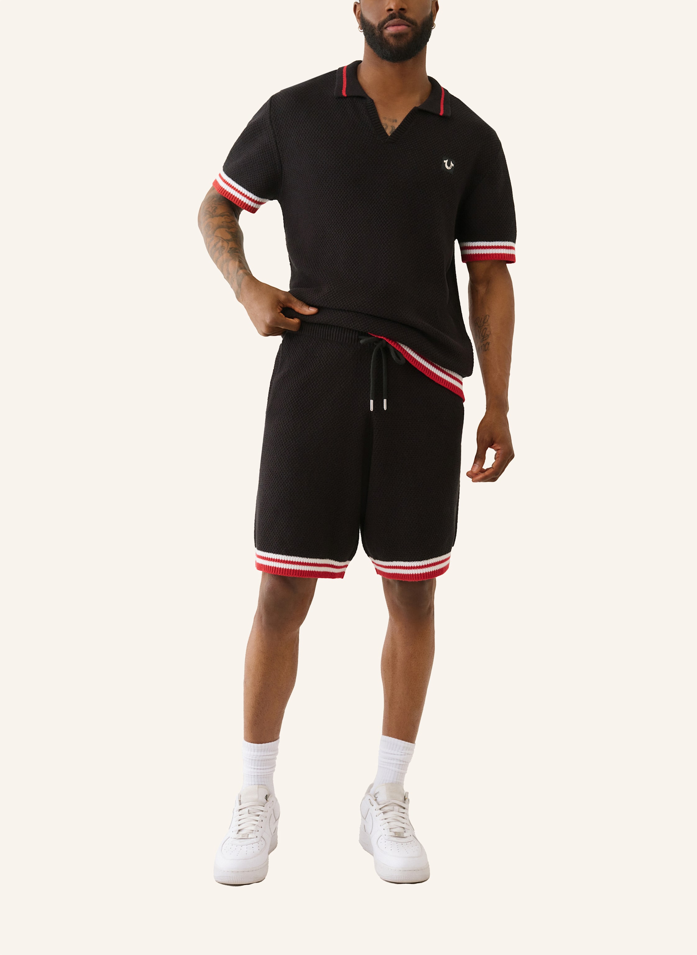 Thumbnail - True Religion Sweatshorts schwarz