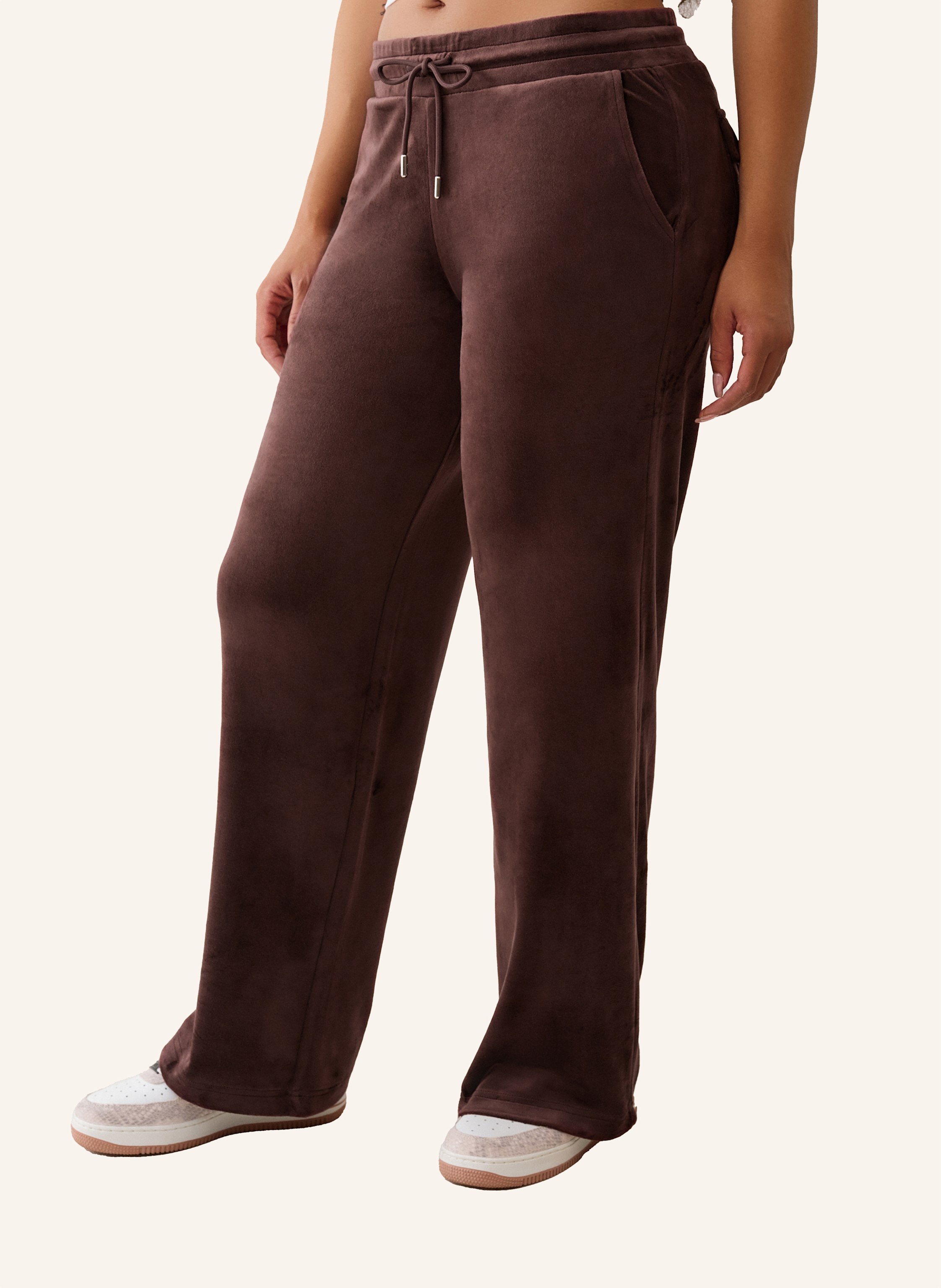 Thumbnail - True Religion Sweatpant Velour Crystal braun