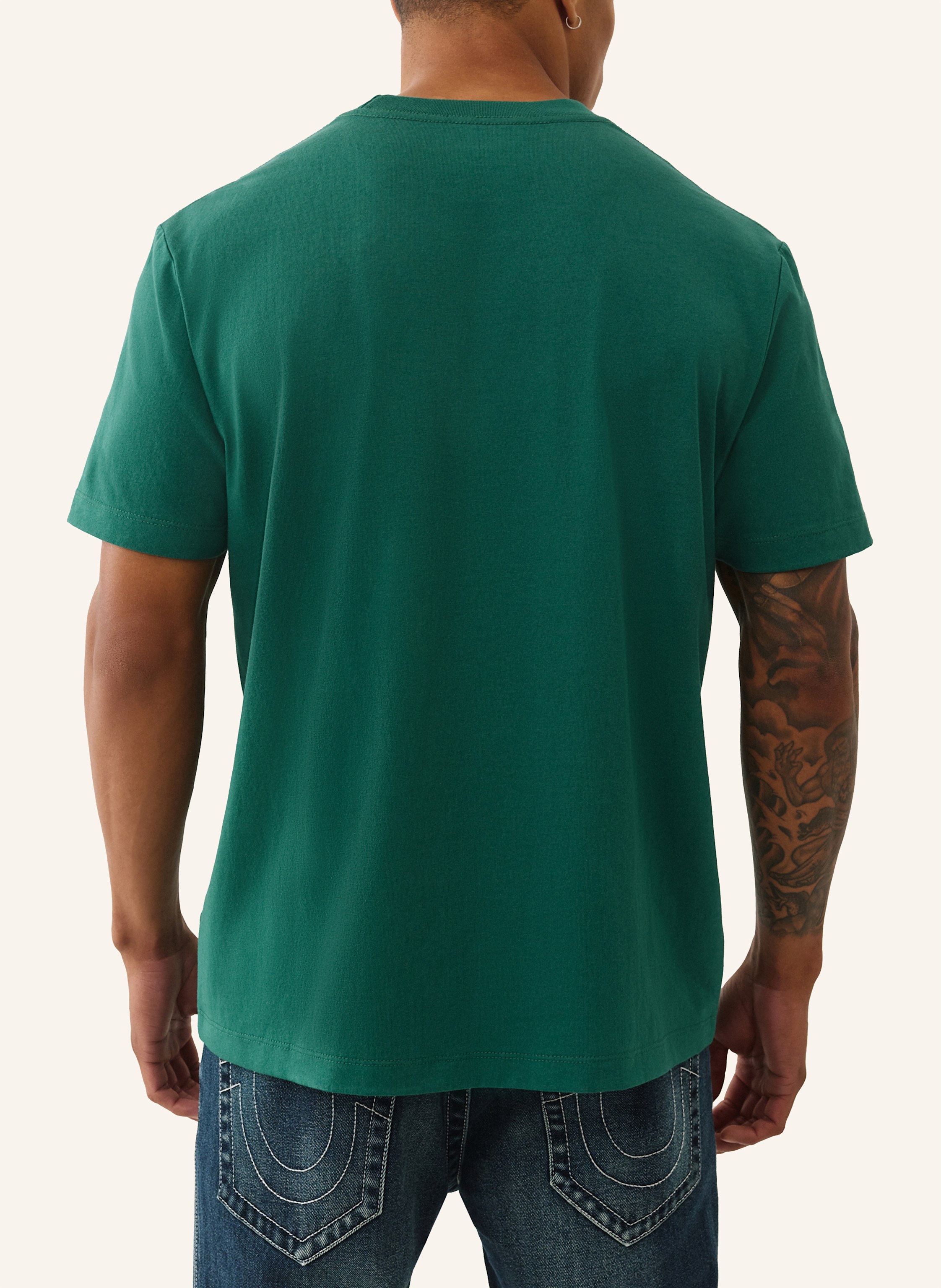 Thumbnail - True Religion T-Shirt Horseshoe gruen