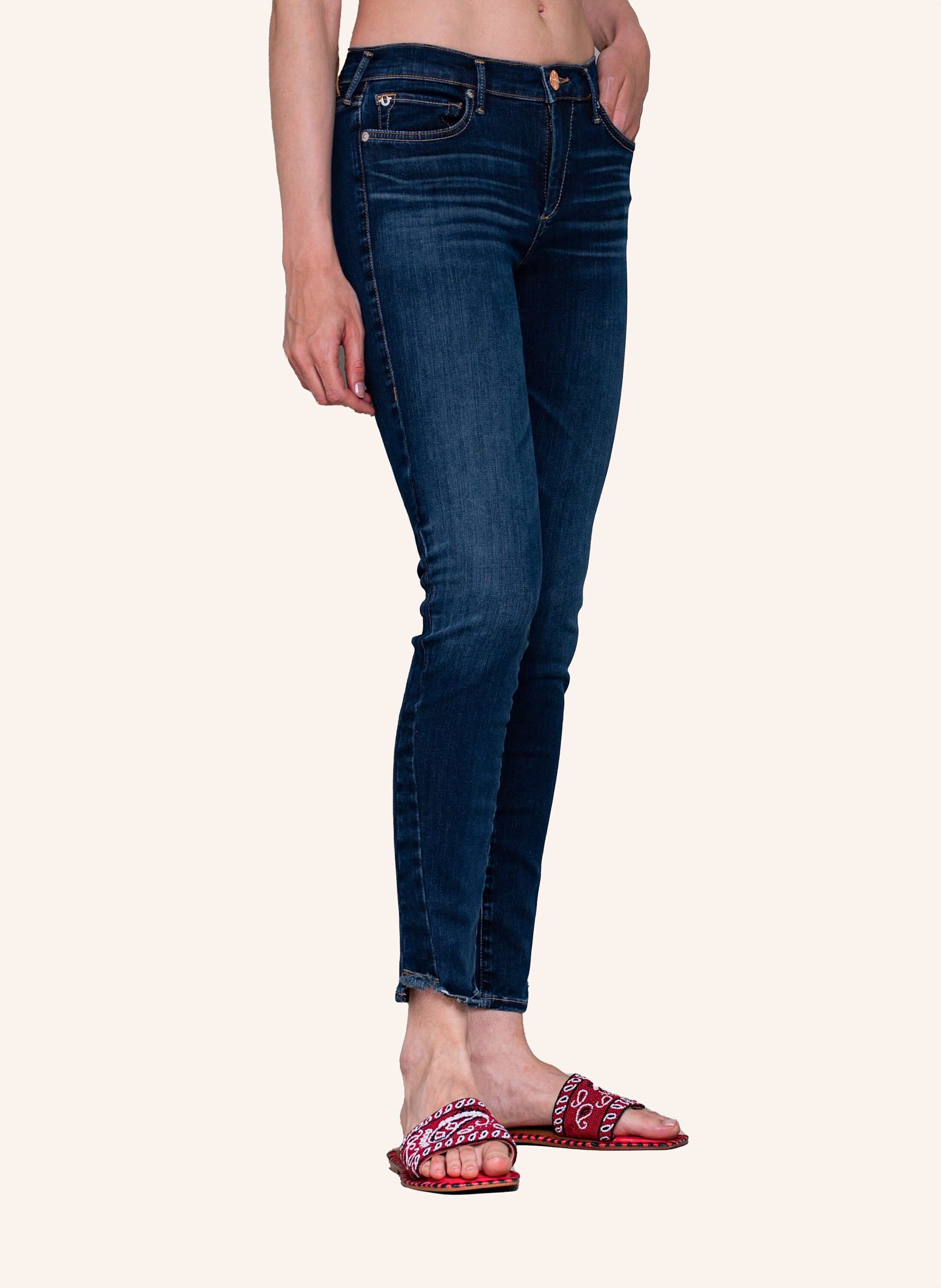 Thumbnail - True Religion Jeans Halle Triangel blau