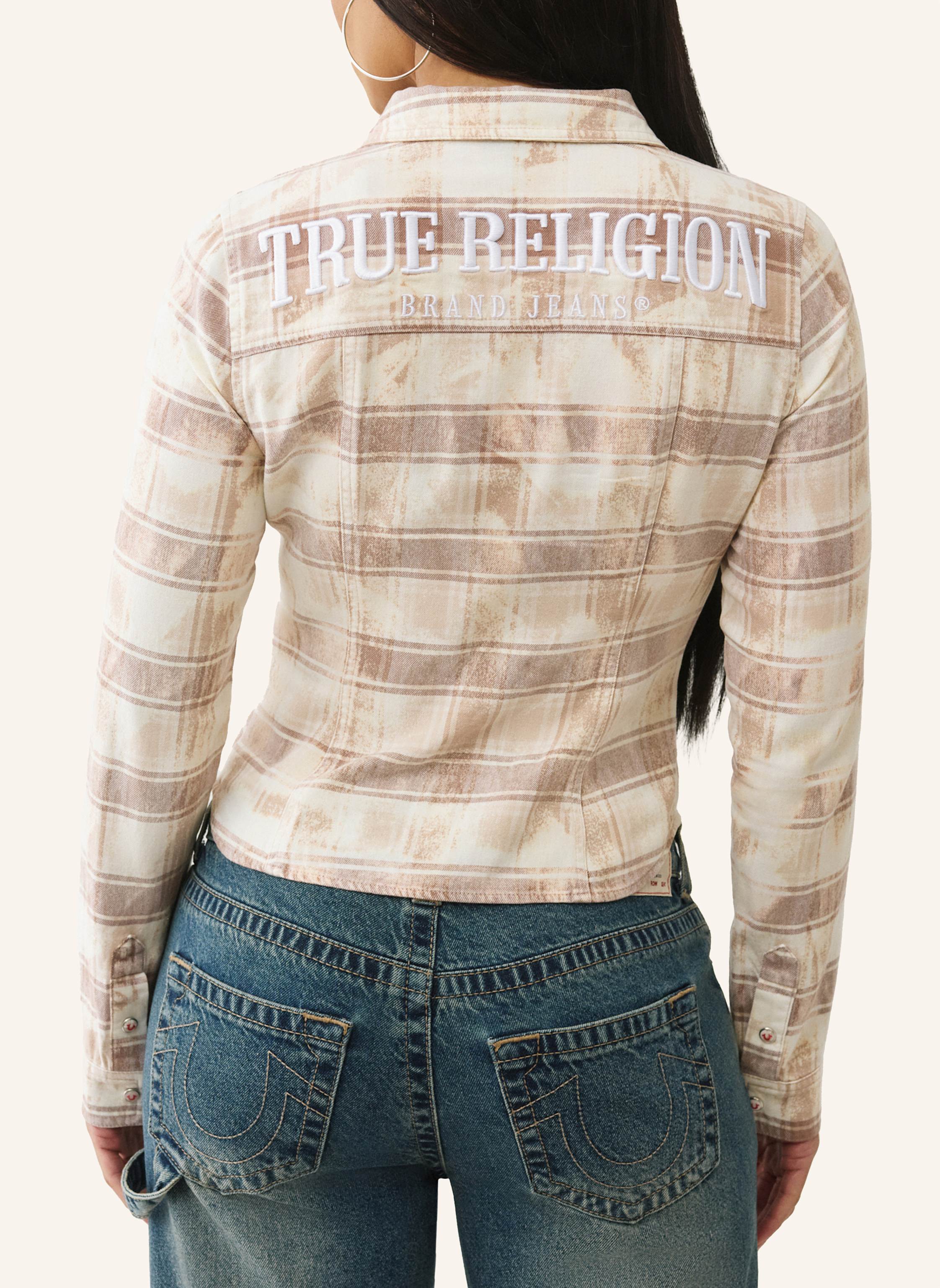 Thumbnail - True Religion Karohemd braun