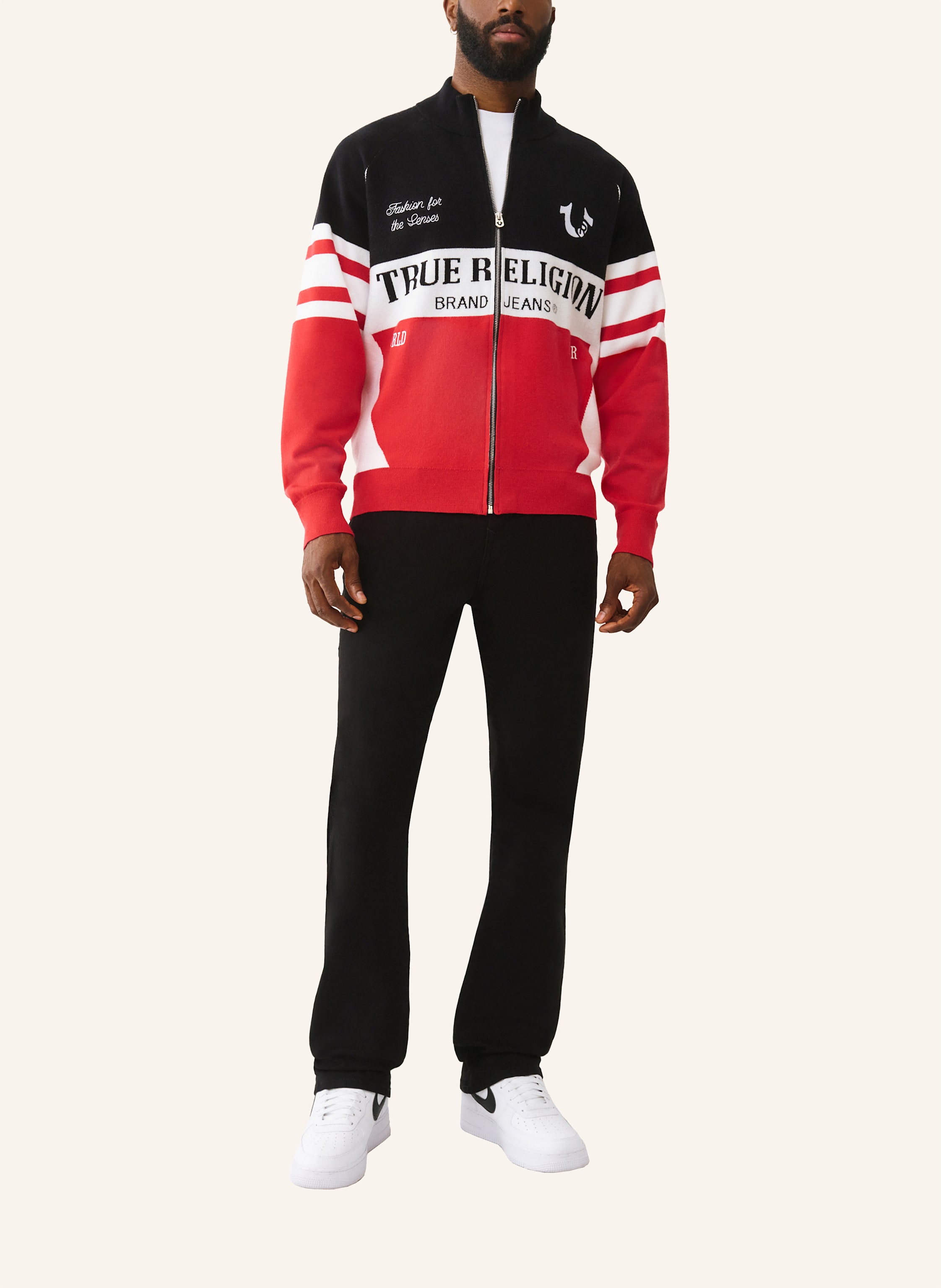 Thumbnail - True Religion Zip-Sweatshirt Racing rot