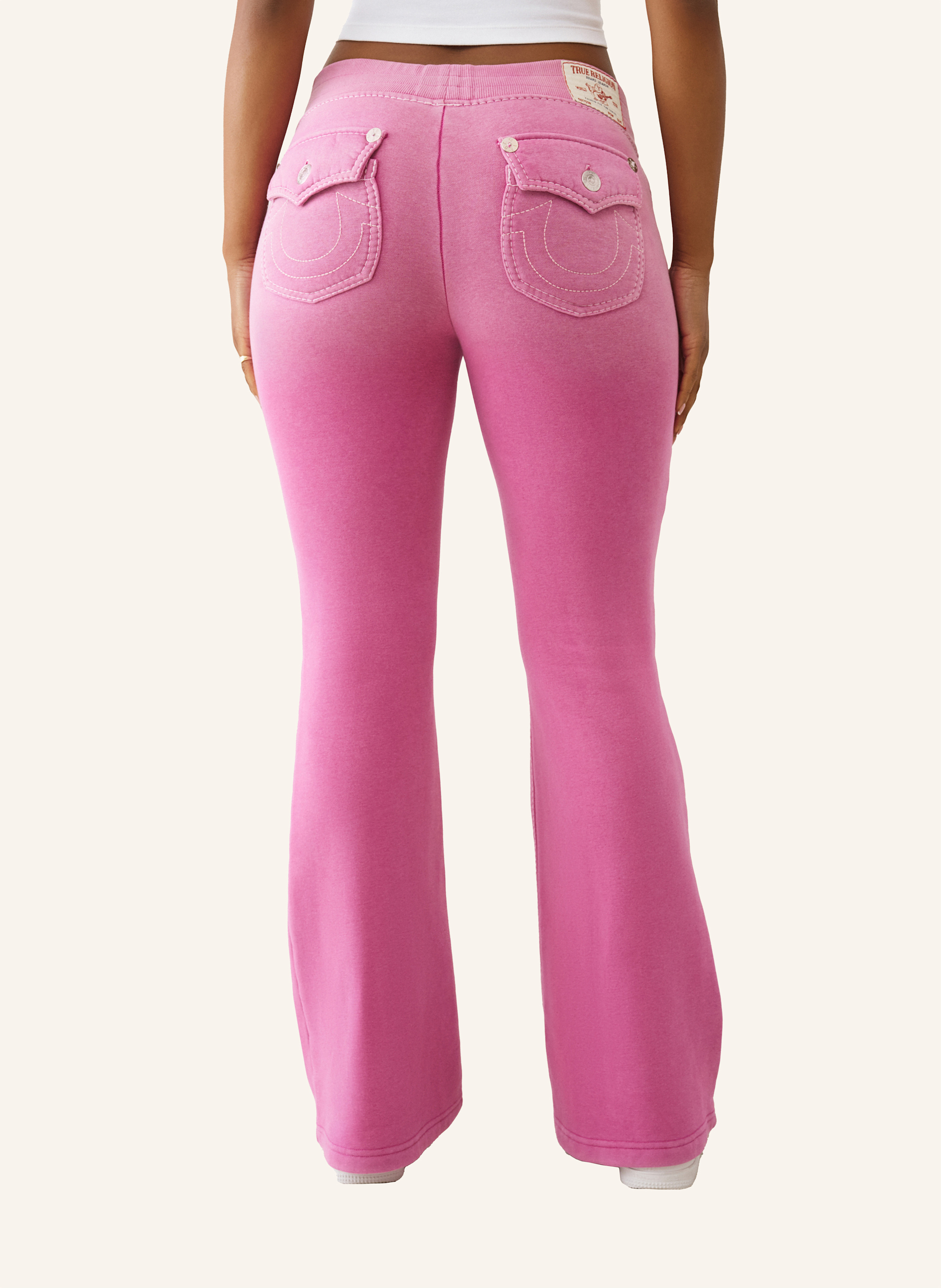 Thumbnail - True Religion Sweatpant Vintage Bootcut pink