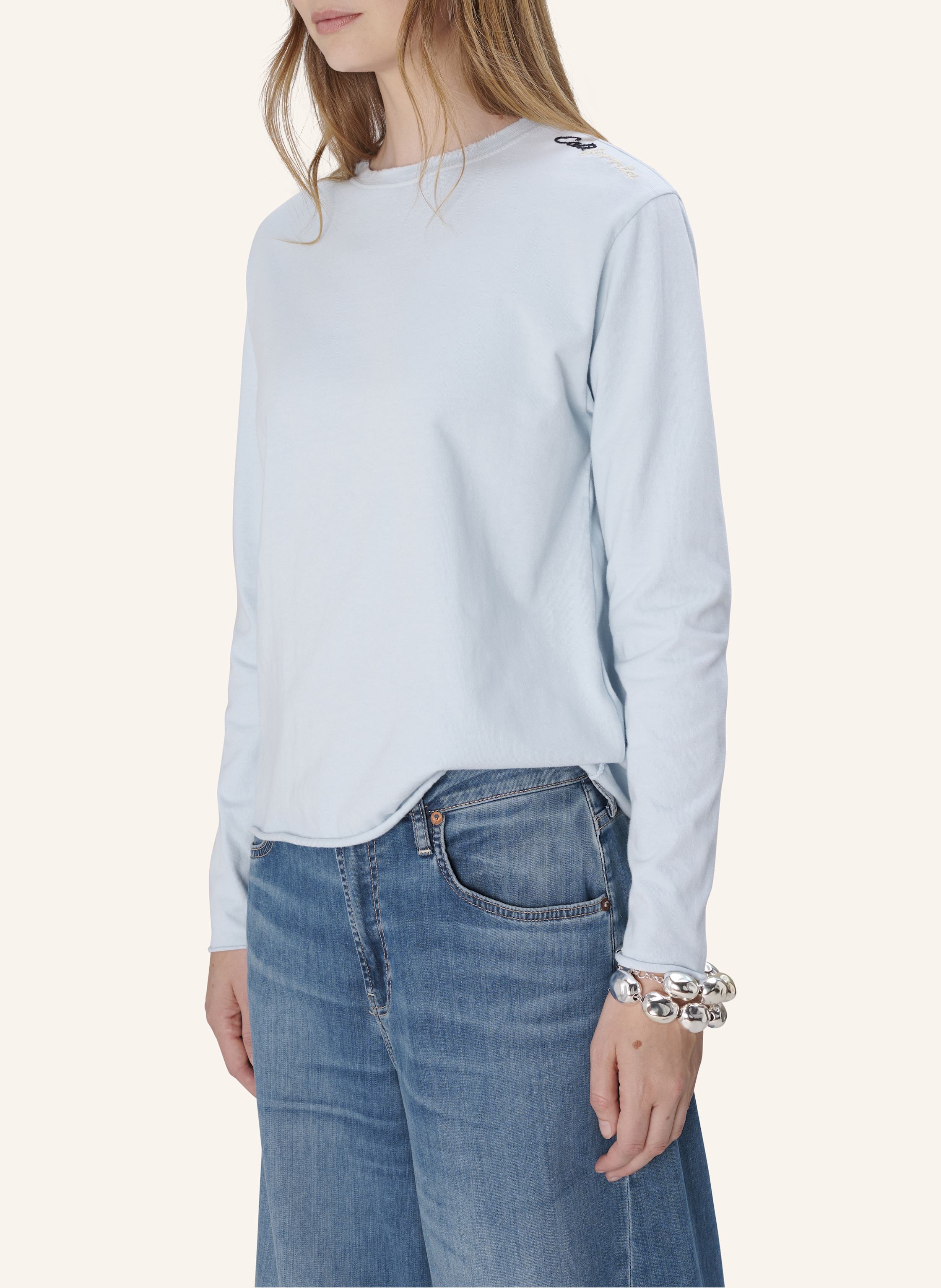 Thumbnail - True Religion Longsleeve Embro blau