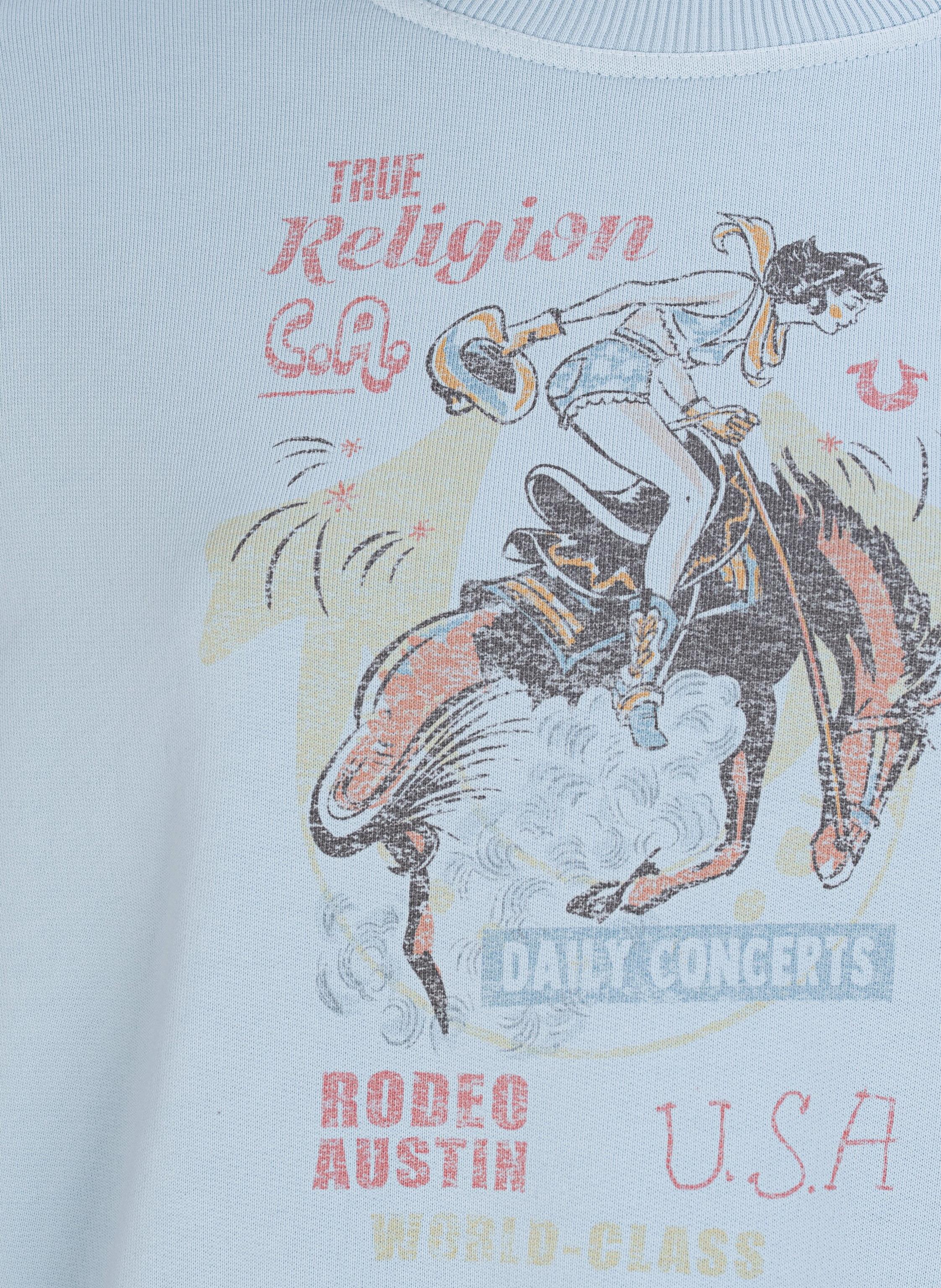 Thumbnail - True Religion Sweatshirt Rodeo blau