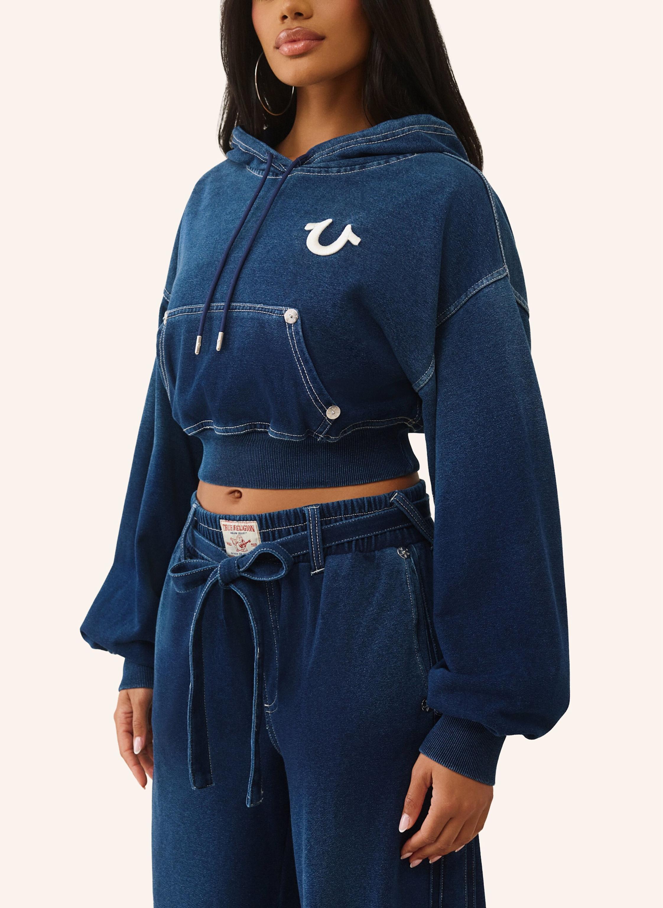 Thumbnail - True Religion Hoodie blau
