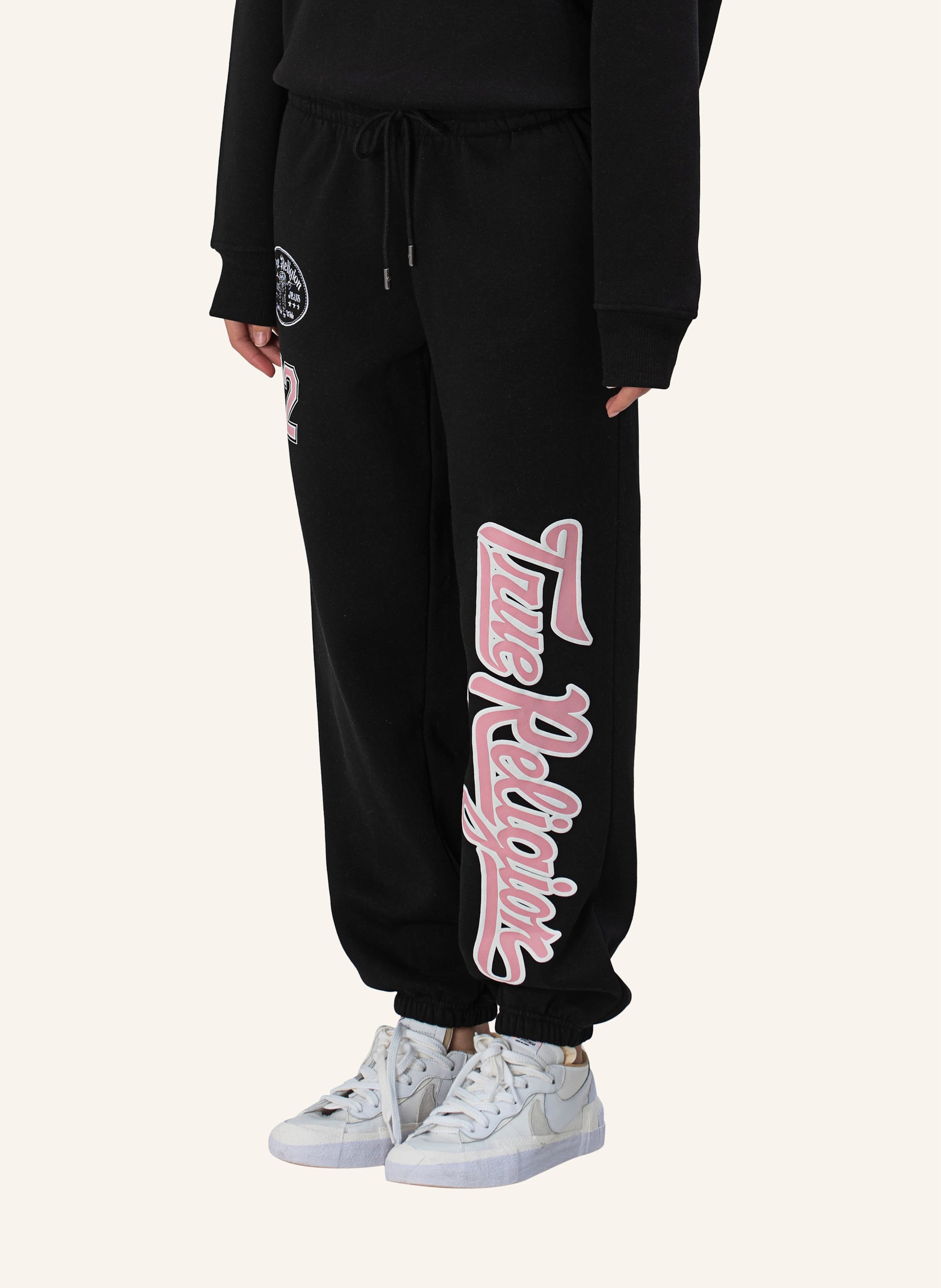 Thumbnail - True Religion Sweathose Embroidery schwarz