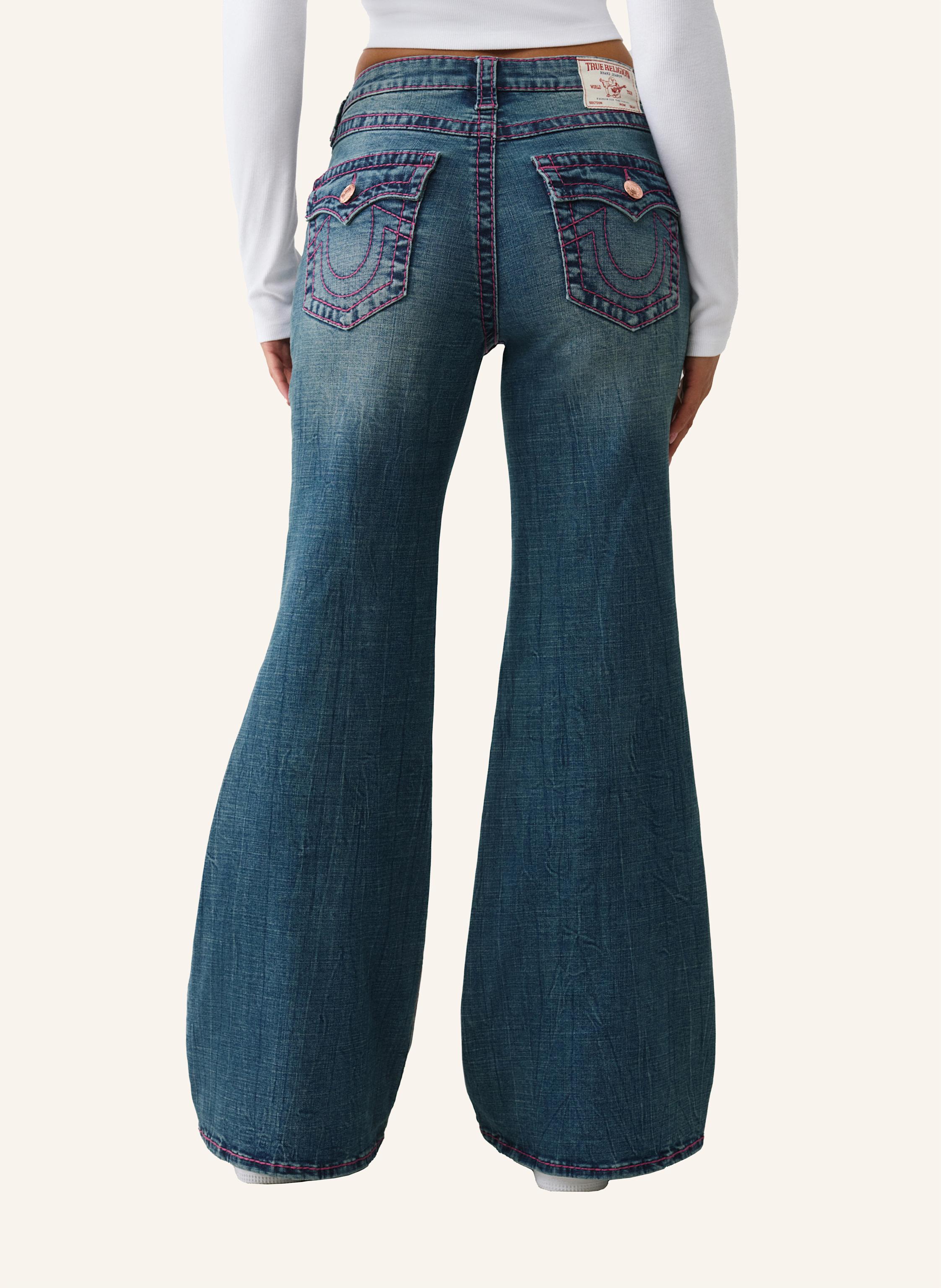 Thumbnail - True Religion Jeans Katrina High Rise Flare blau