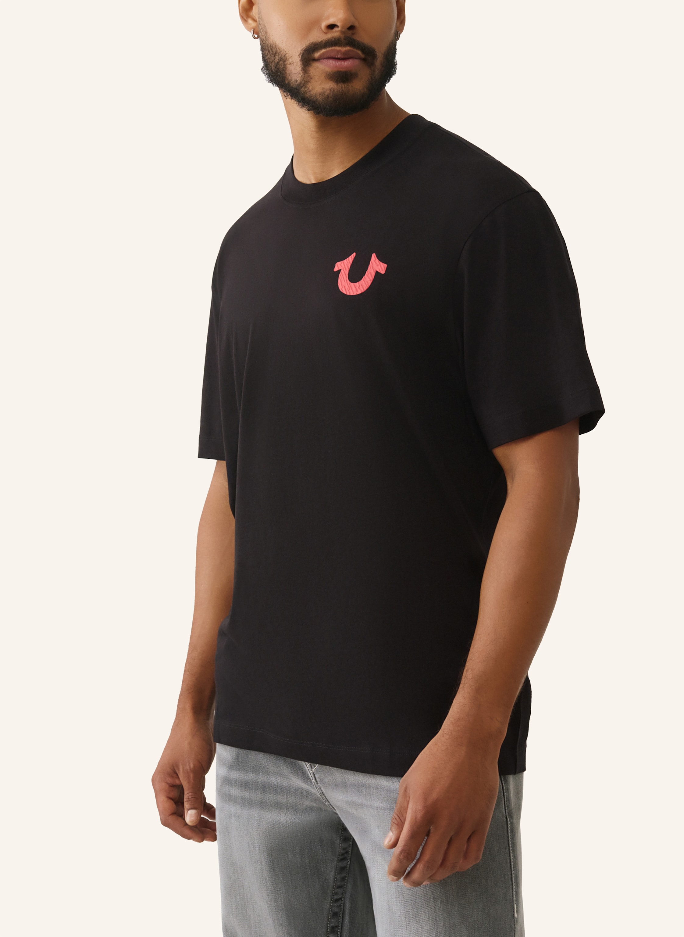 Thumbnail - True Religion T-Shirt Number schwarz