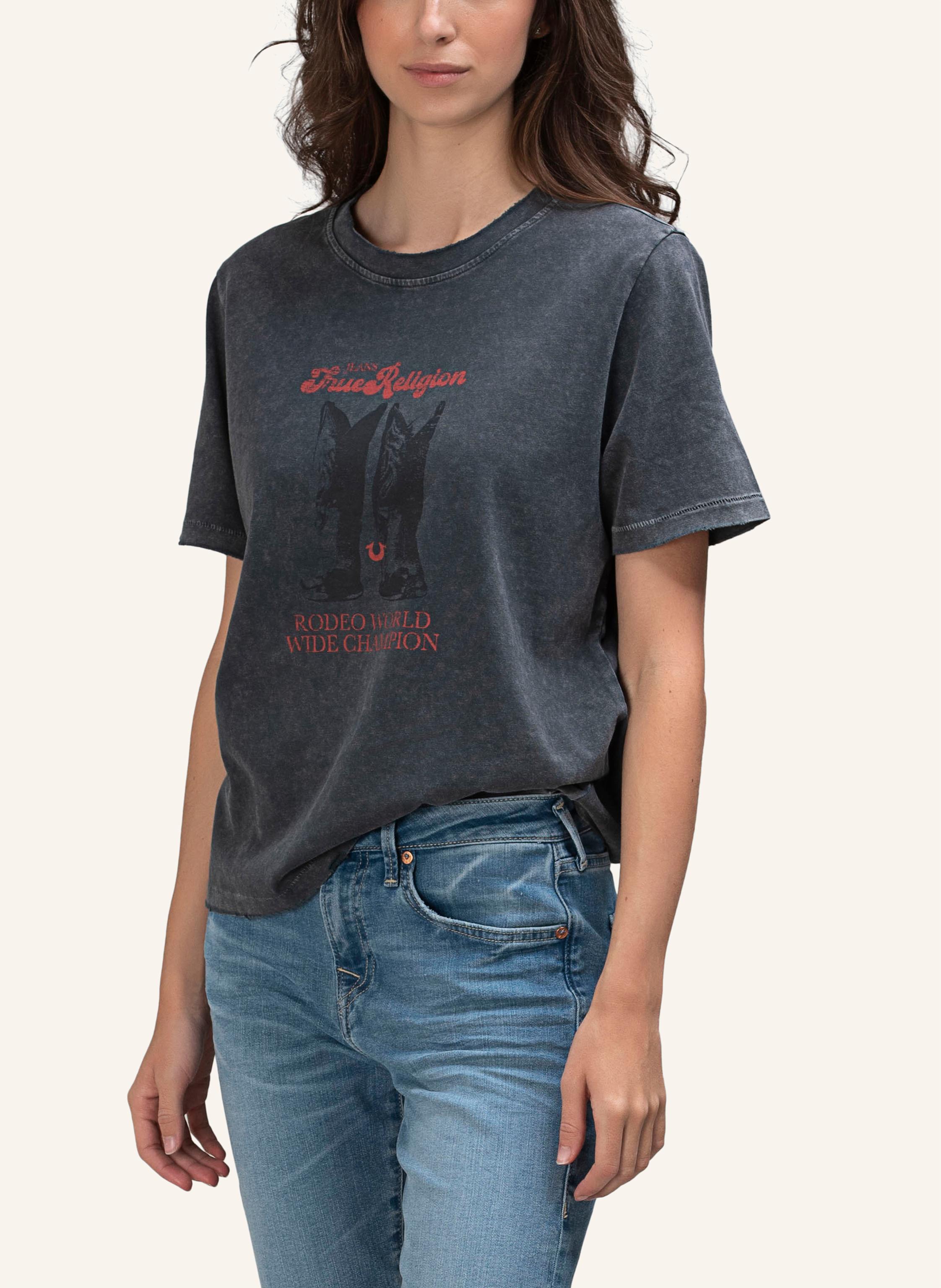 Thumbnail - True Religion T-Shirt Boots schwarz